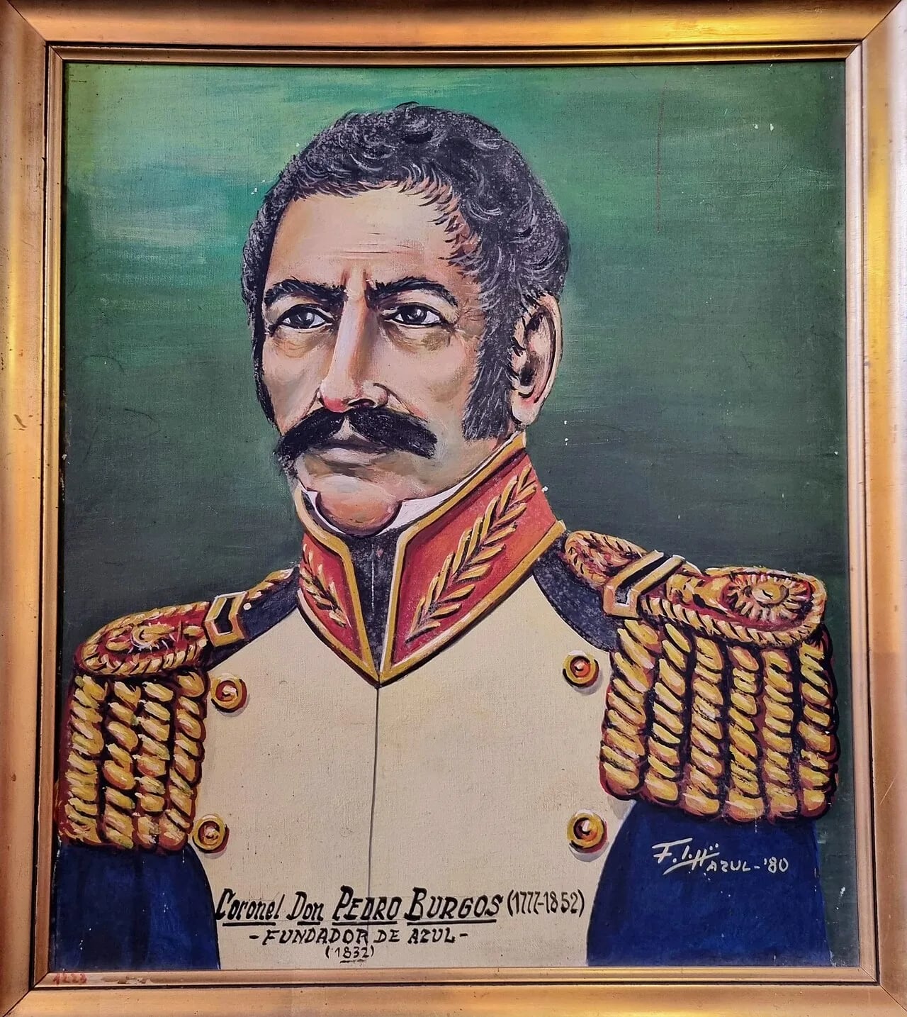 Portrait of Pedro Burgos (1777–1852) – memorial page