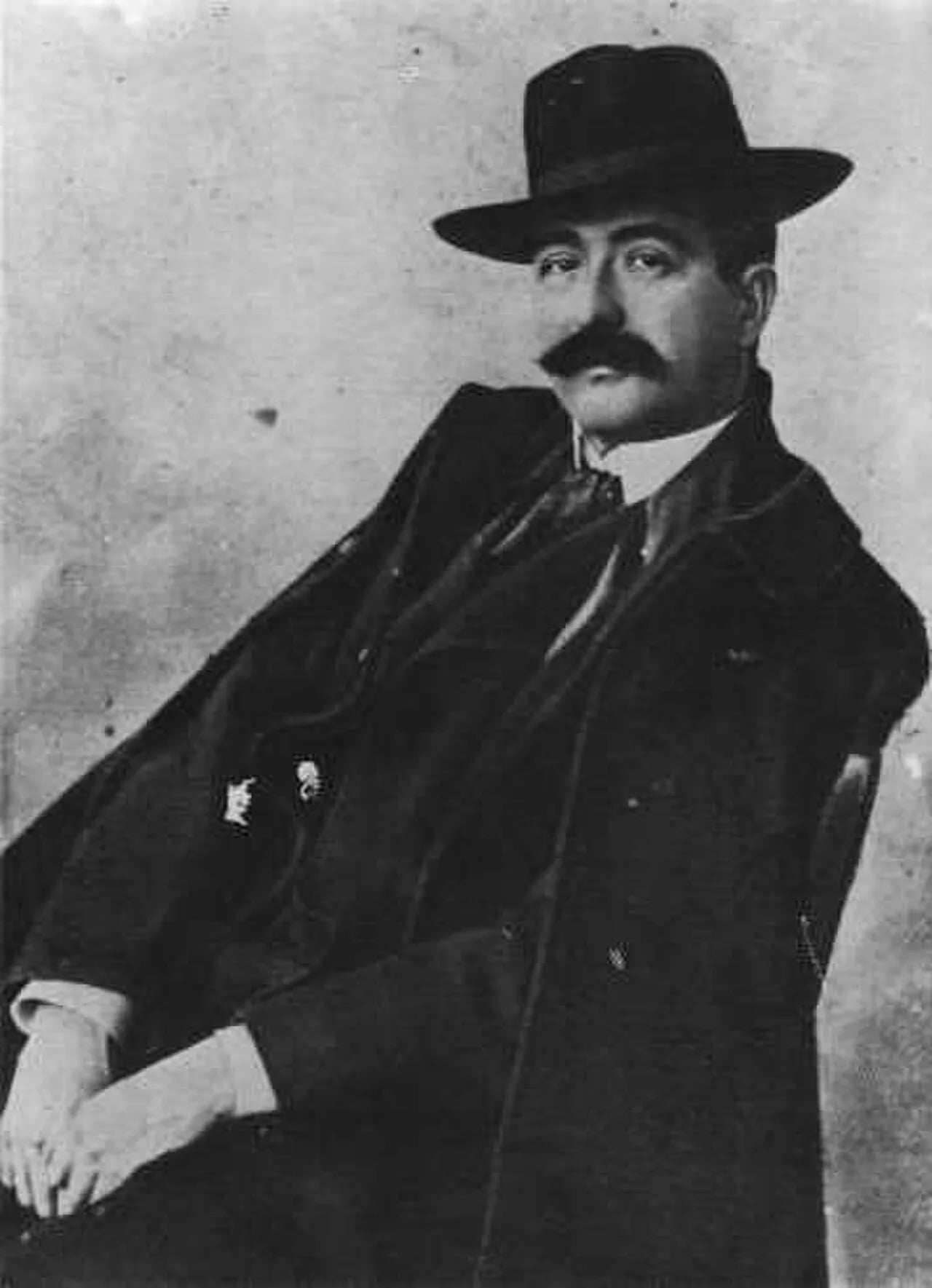 Porträt von Pietro Gori (1865–1911) – Gedenkseite