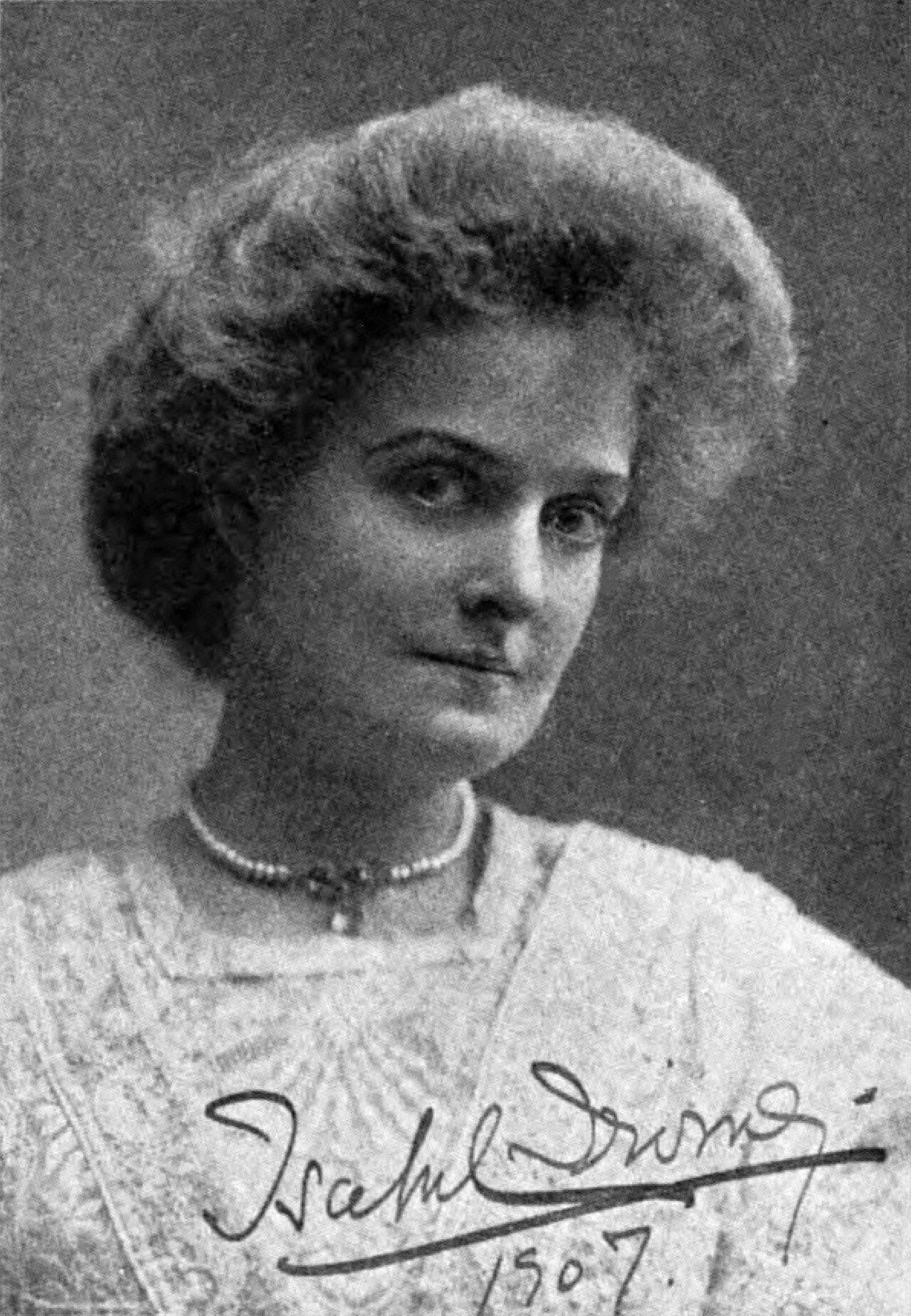 Porträt von Isabel Irving (1871–1944) – Gedenkseite
