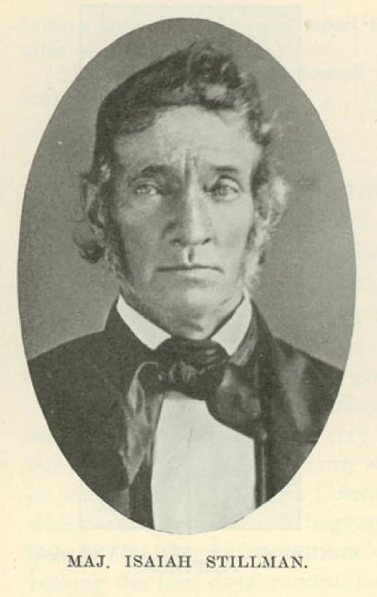 Porträt von Isaiah Stillman (1793–1861) – Gedenkseite