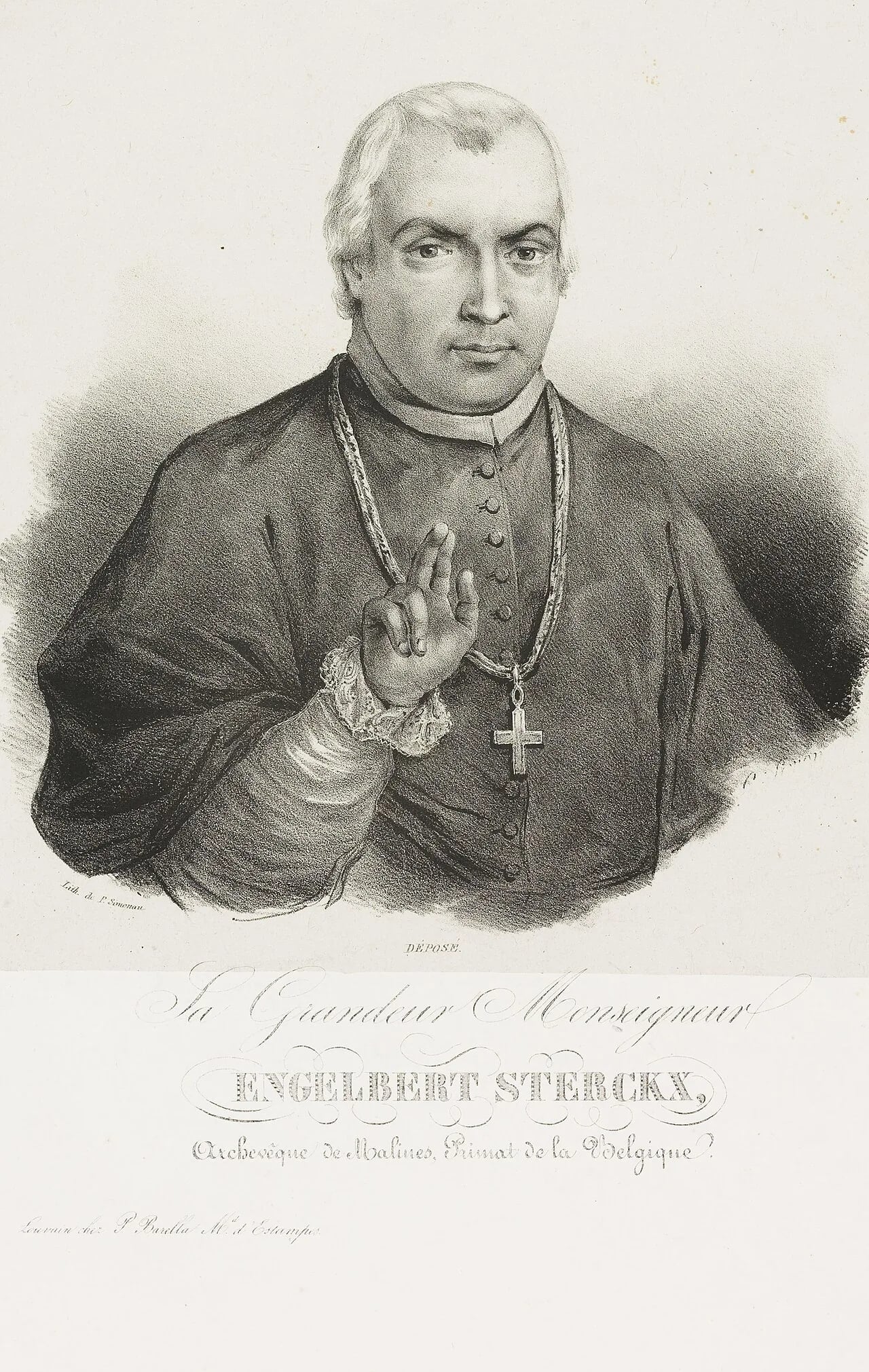 Porträt von Engelbert Sterckx (1792–1867) – Gedenkseite