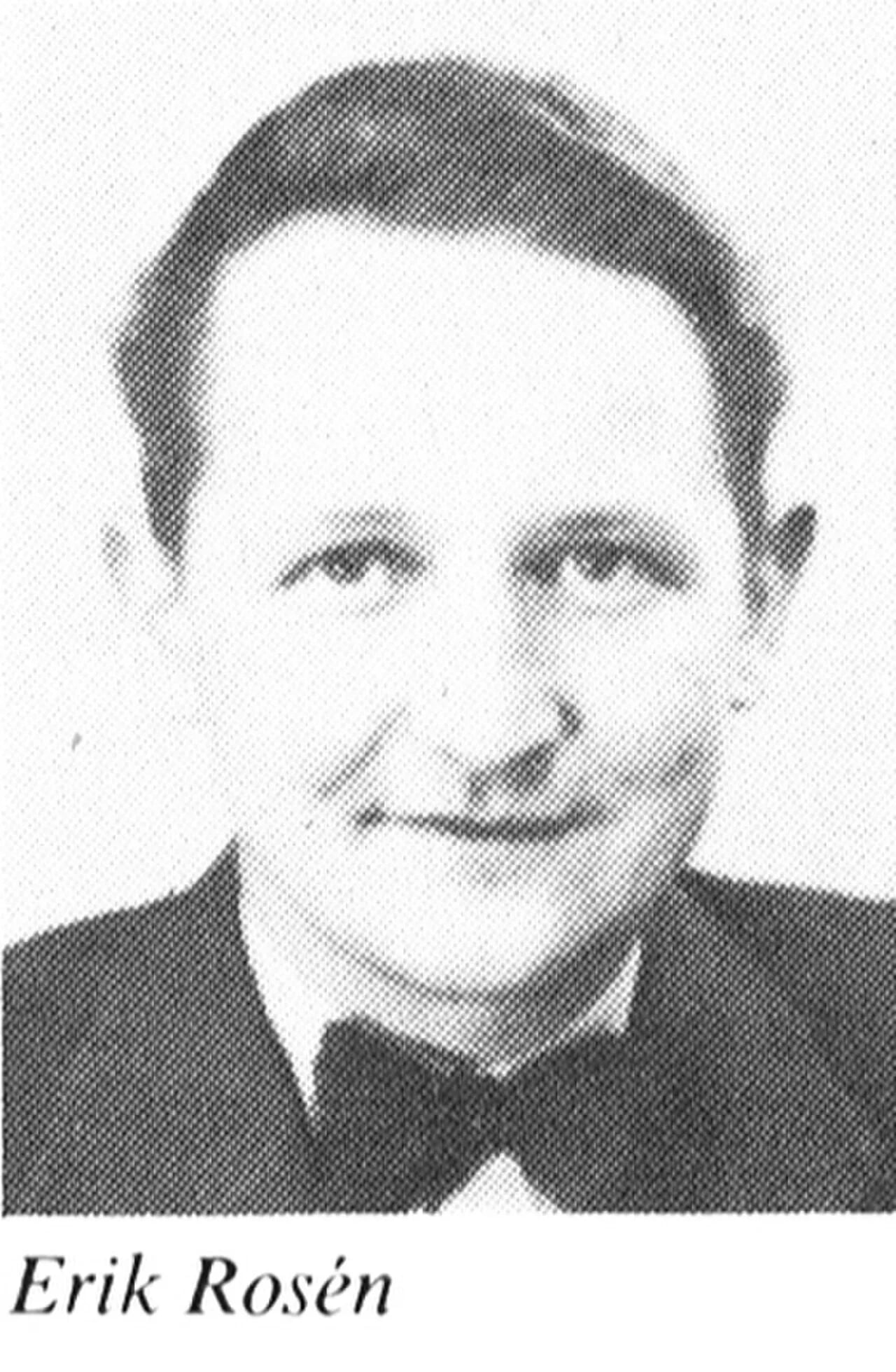 Porträt von Erik Rosén i Götene (1908–1965) – Gedenkseite