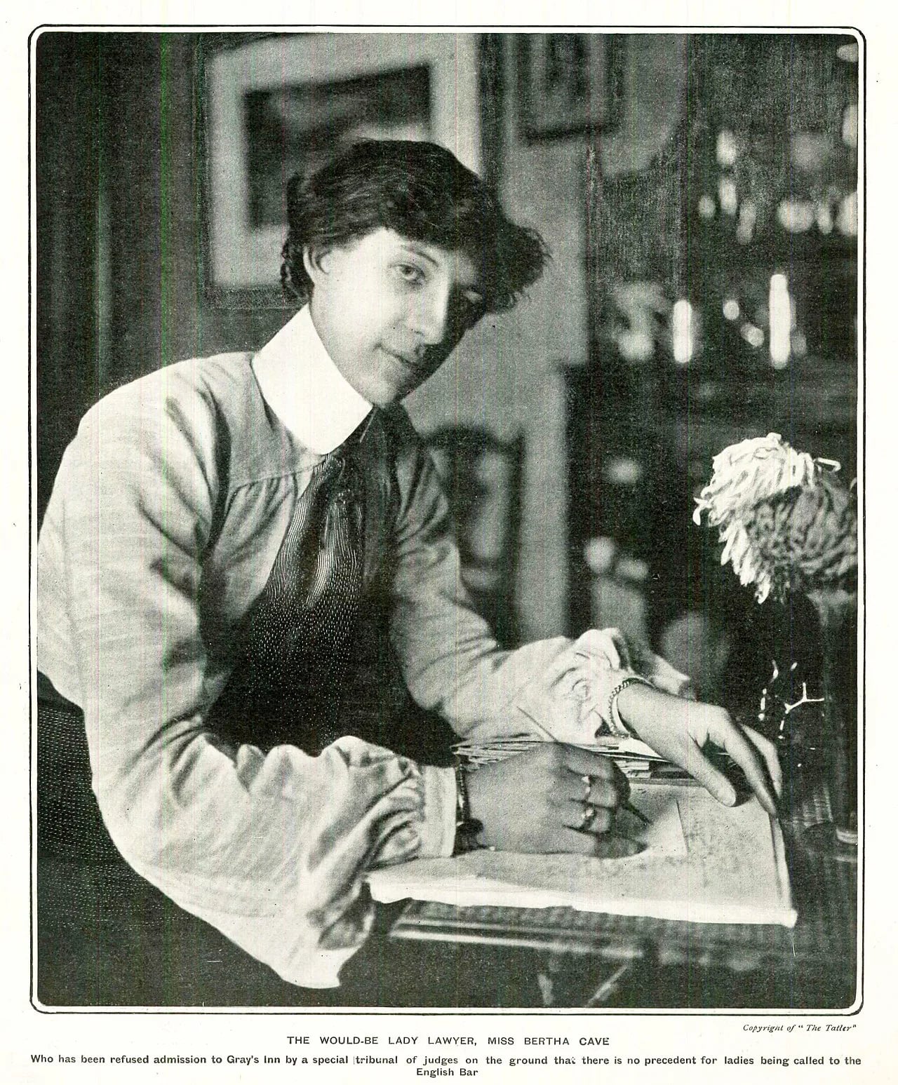 Porträt von Bertha Cave (1881–1951) – Gedenkseite