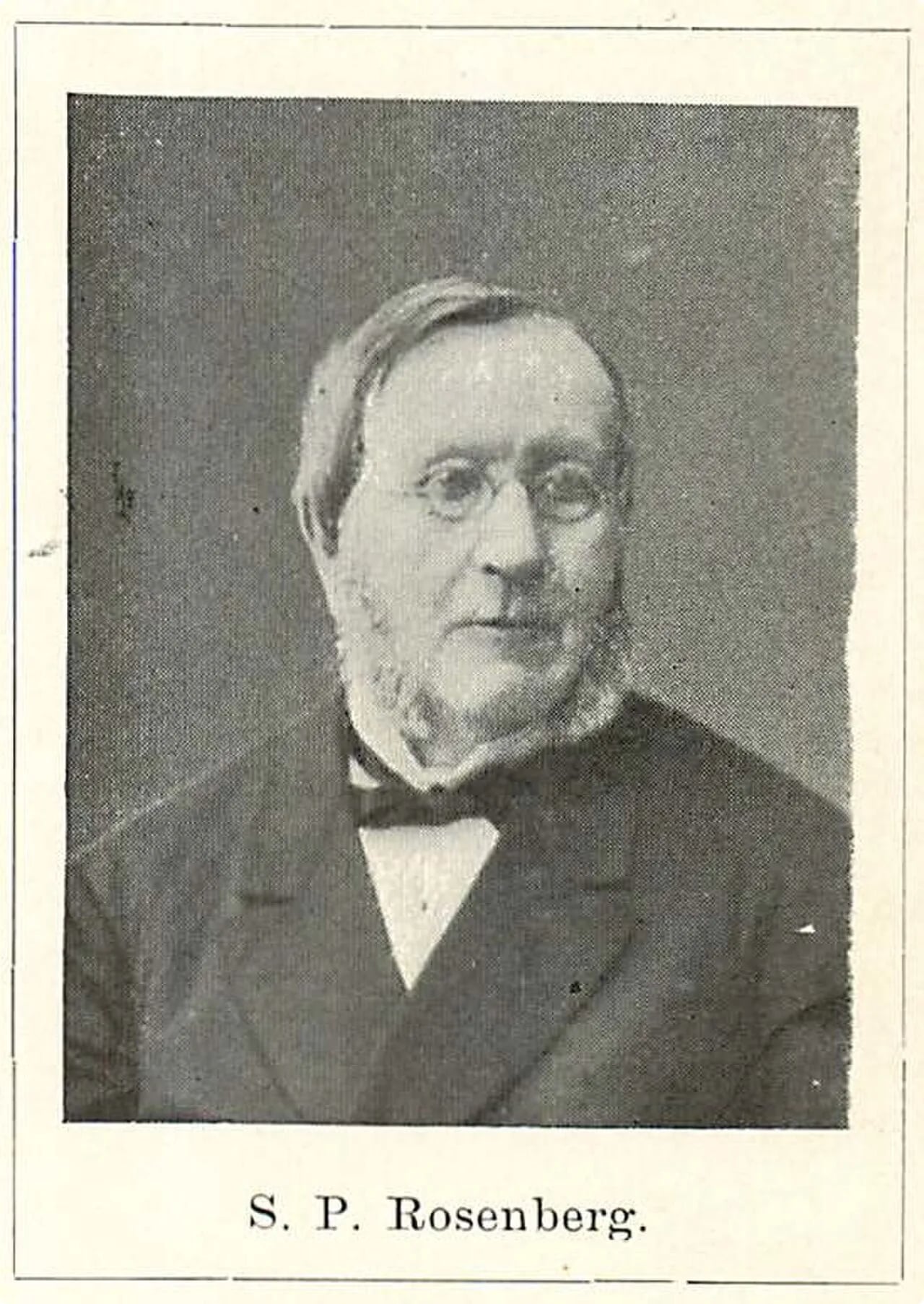 Porträt von Sven Rosenberg (1811–1895) – Gedenkseite