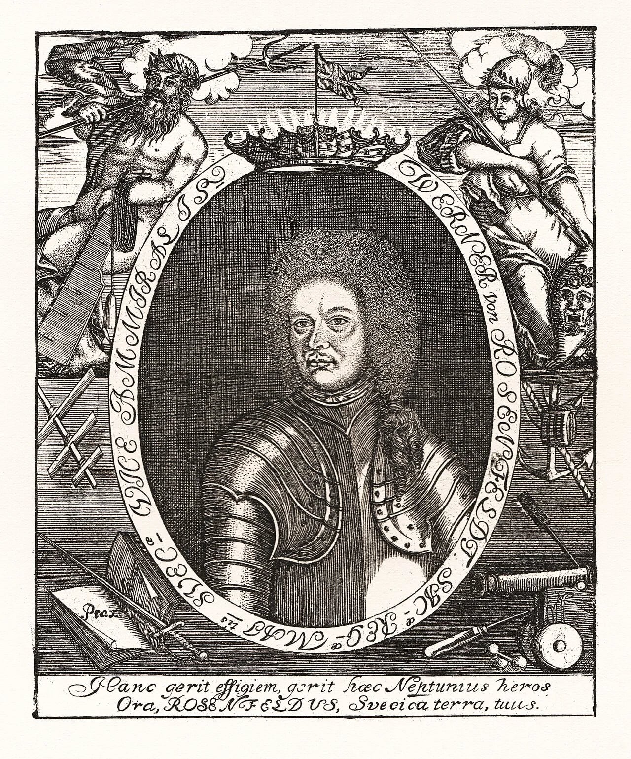 Portrait of Werner von Rosenfeldt (1639–1710) – memorial page