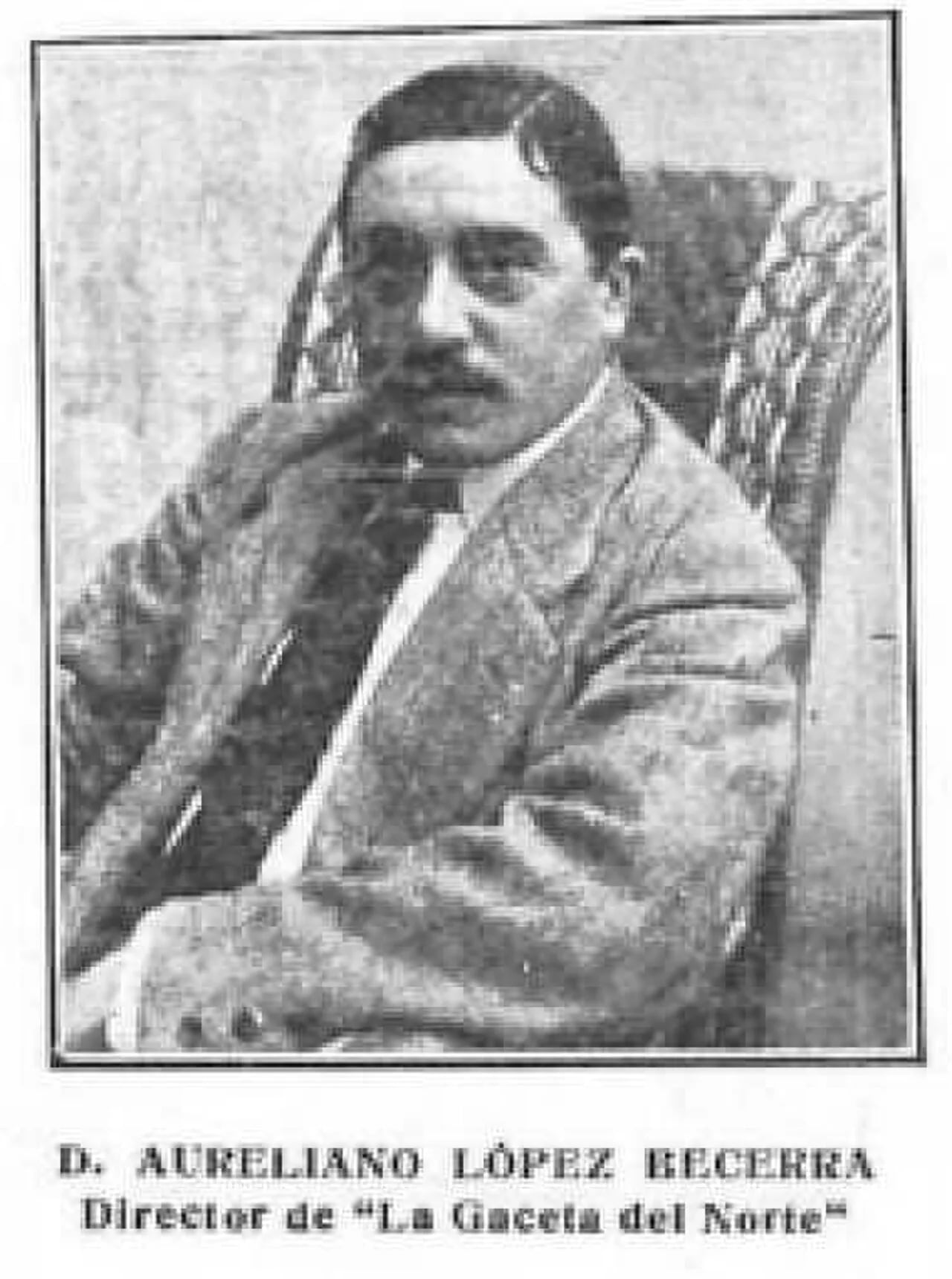 Porträt von Aureliano López Becerra (1880–1956) – Gedenkseite