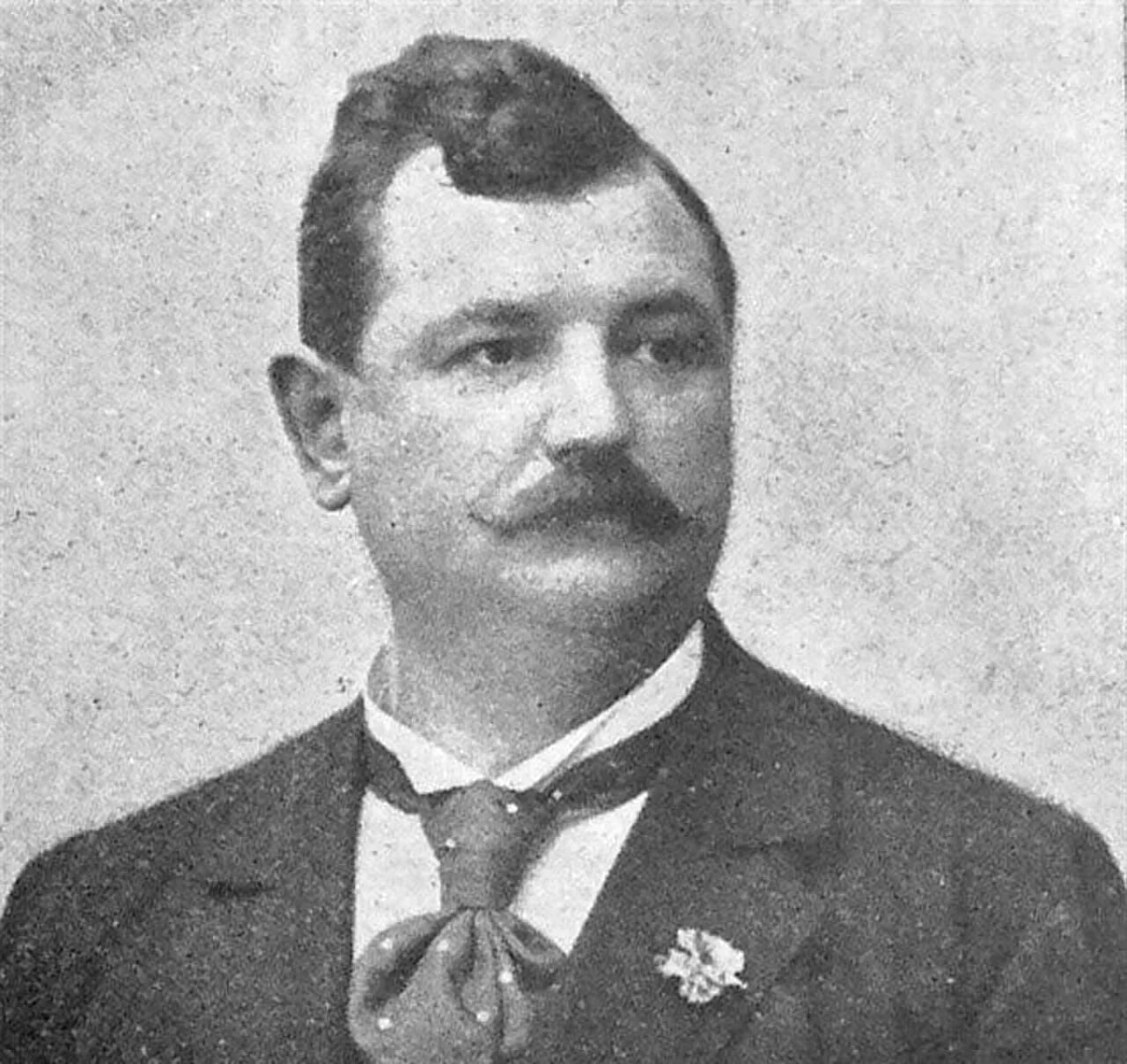 Porträt von Antonín Chmel (1855–1898) – Gedenkseite
