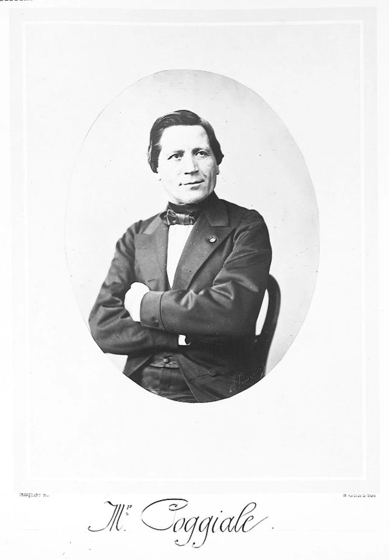 Porträt von Antoine Baudoin Poggiale (1808–1879) – Gedenkseite