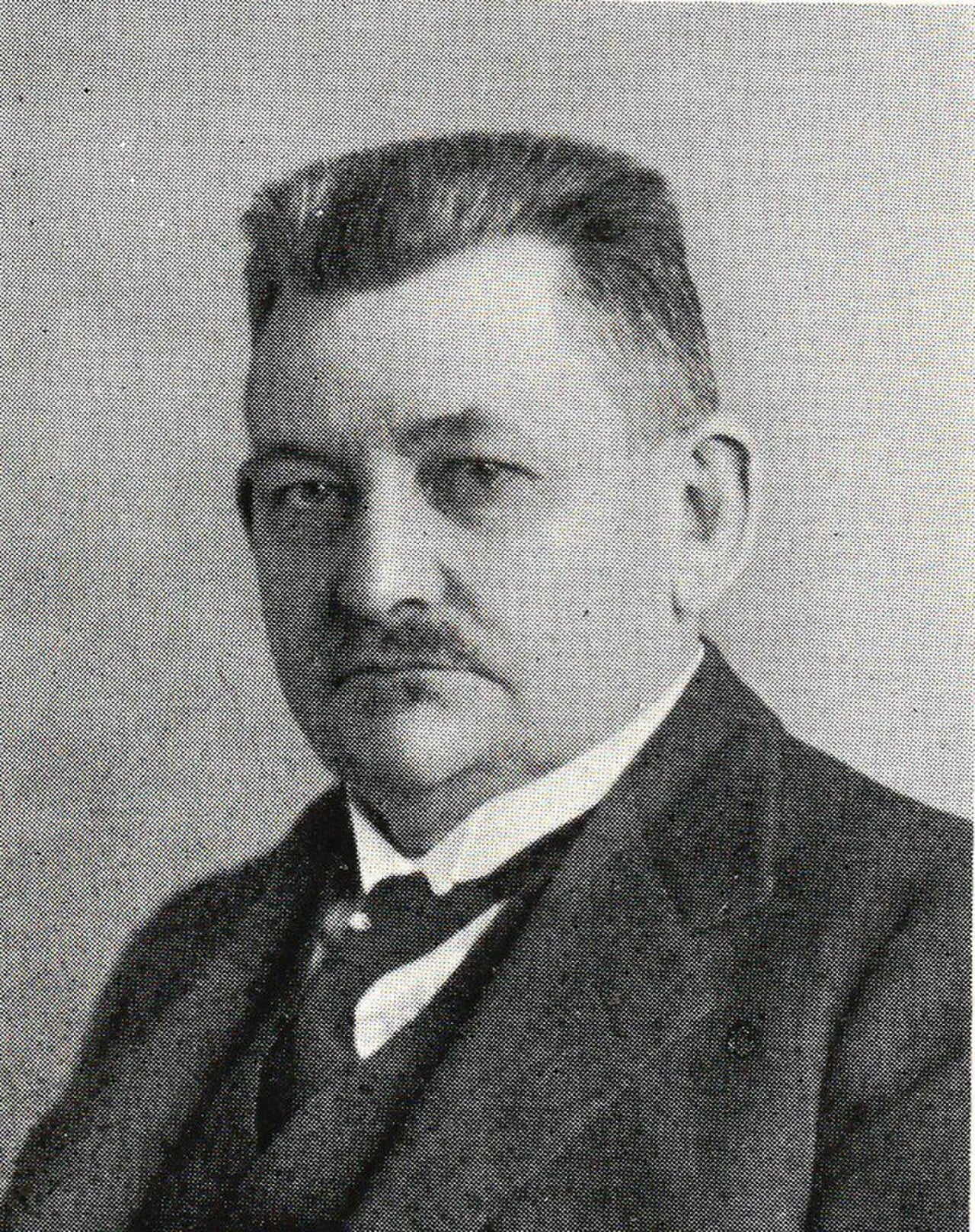 Porträt von Axel Rune (1866–1927) – Gedenkseite