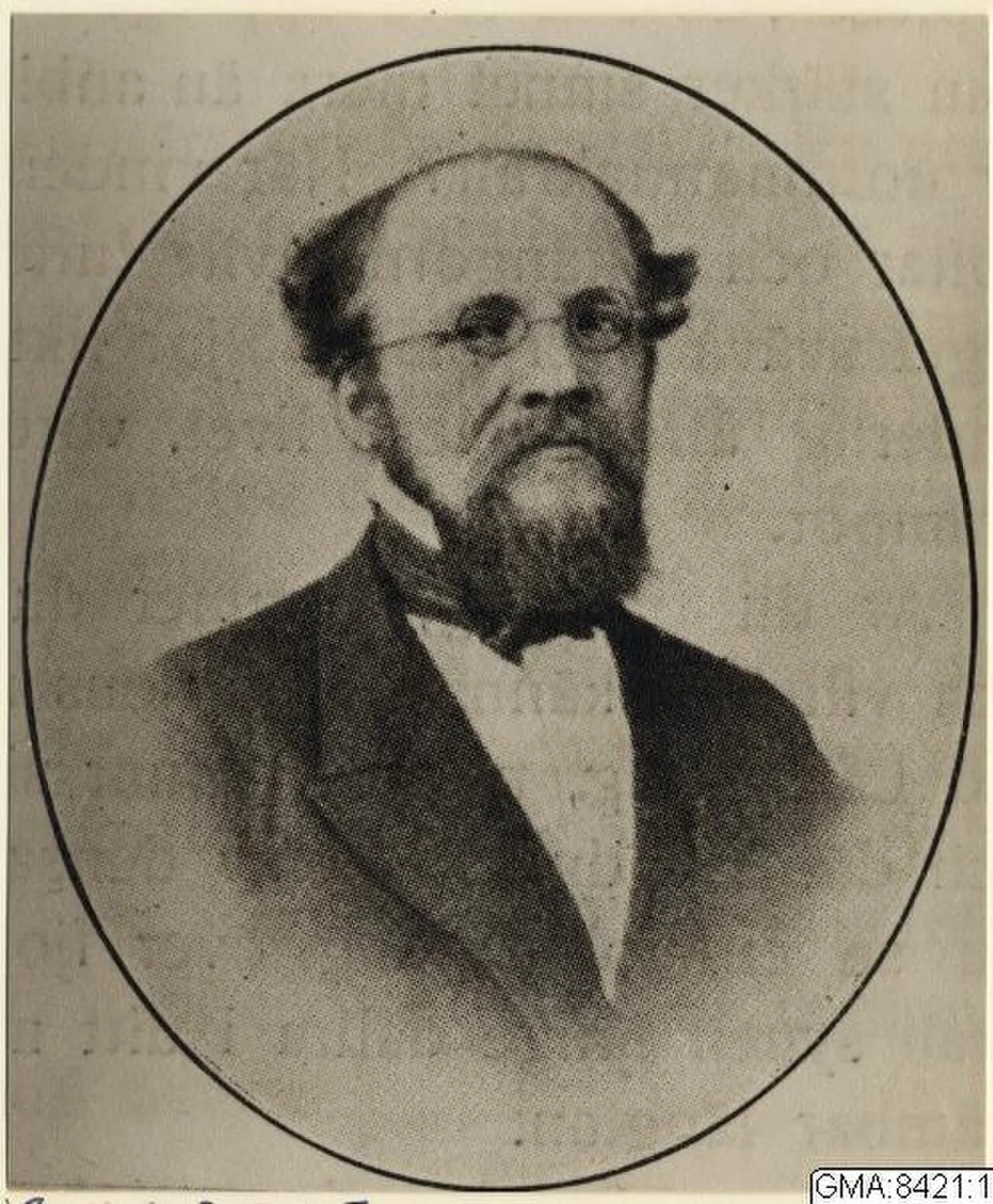Portrait of Fredrik Theodor Blomstrand (1824–1892) – memorial page