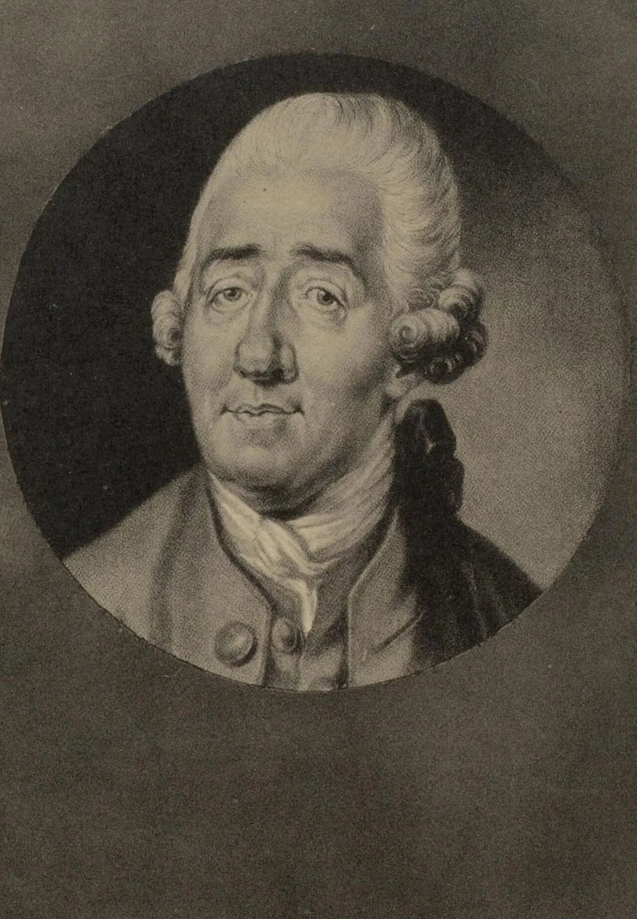 Porträt von Christian Friedrich Georg Meister (1718–1782) – Gedenkseite