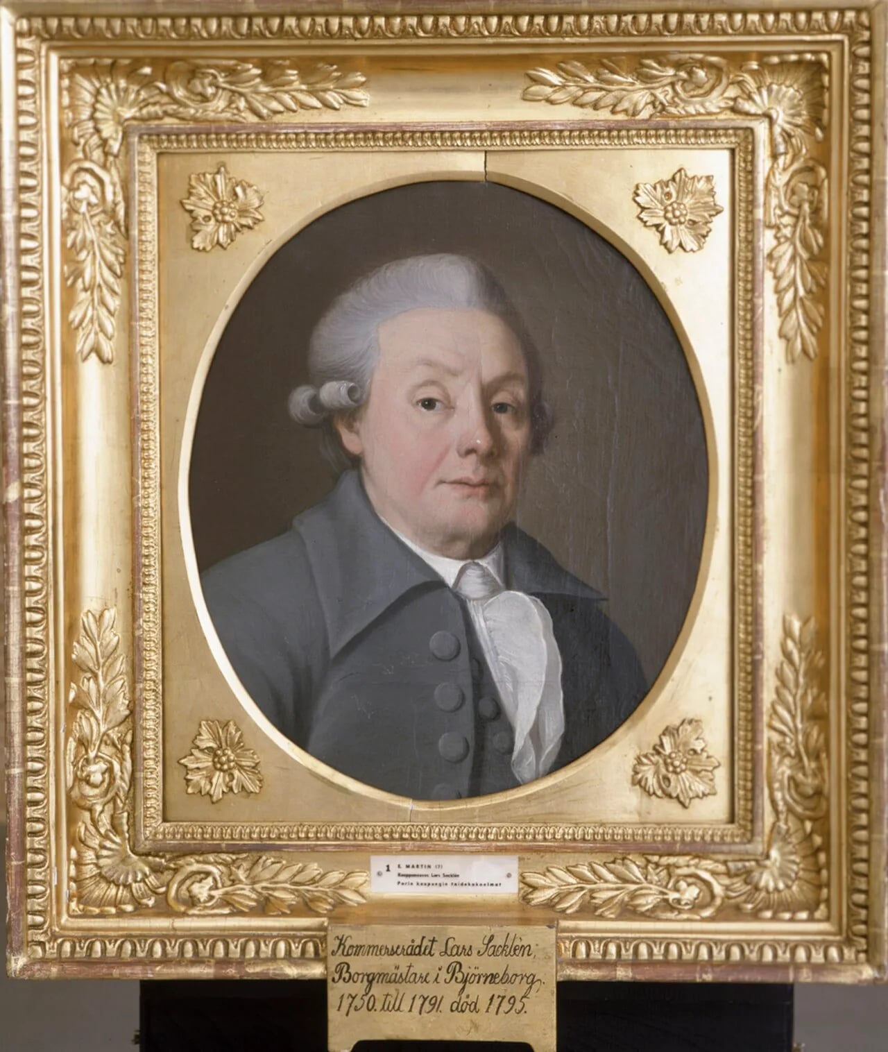 Porträt von Lars Sacklén (1724–1795) – Gedenkseite