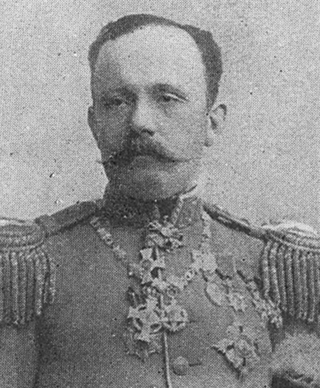 Porträt von Edvard Sager (1853–1939) – Gedenkseite