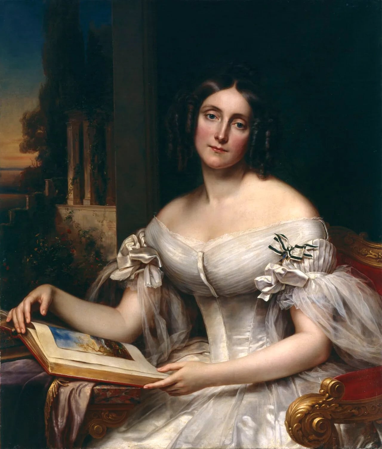Porträt von Marie von Sachsen-Weimar-Eisenach (1808–1877) – Gedenkseite