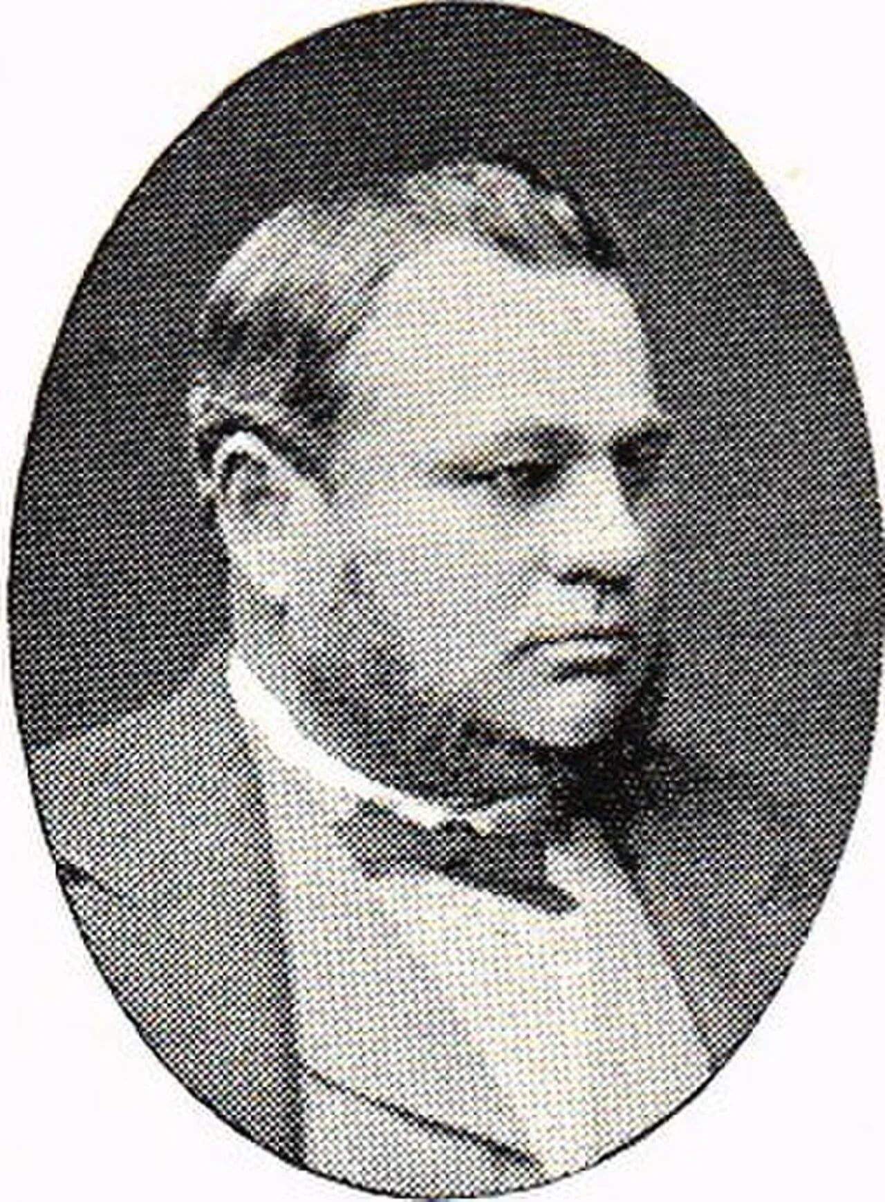 Porträt von Nils Sandberg (1829–1888) – Gedenkseite