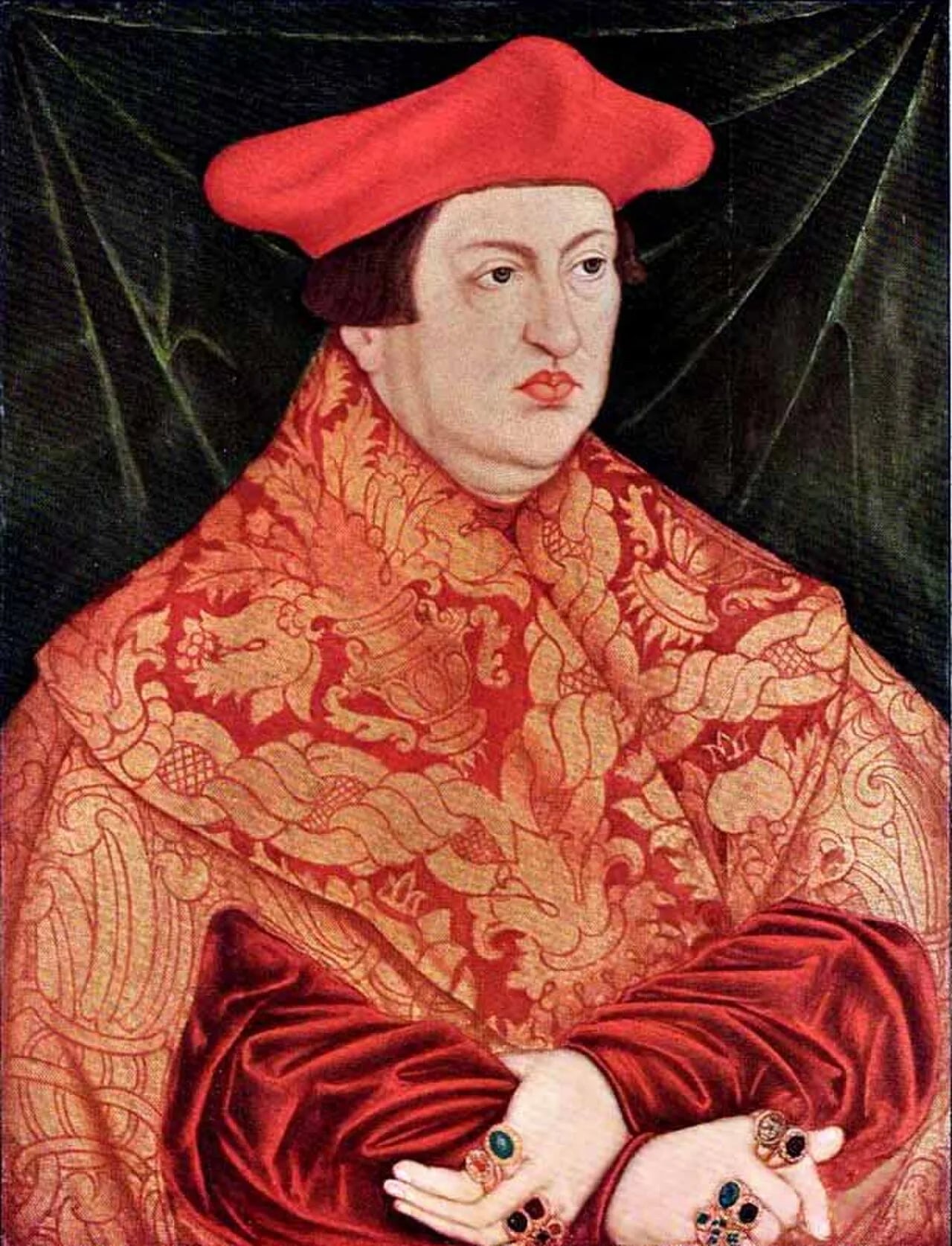 Porträt von Albrecht von Brandenburg (1490–1545) – Gedenkseite