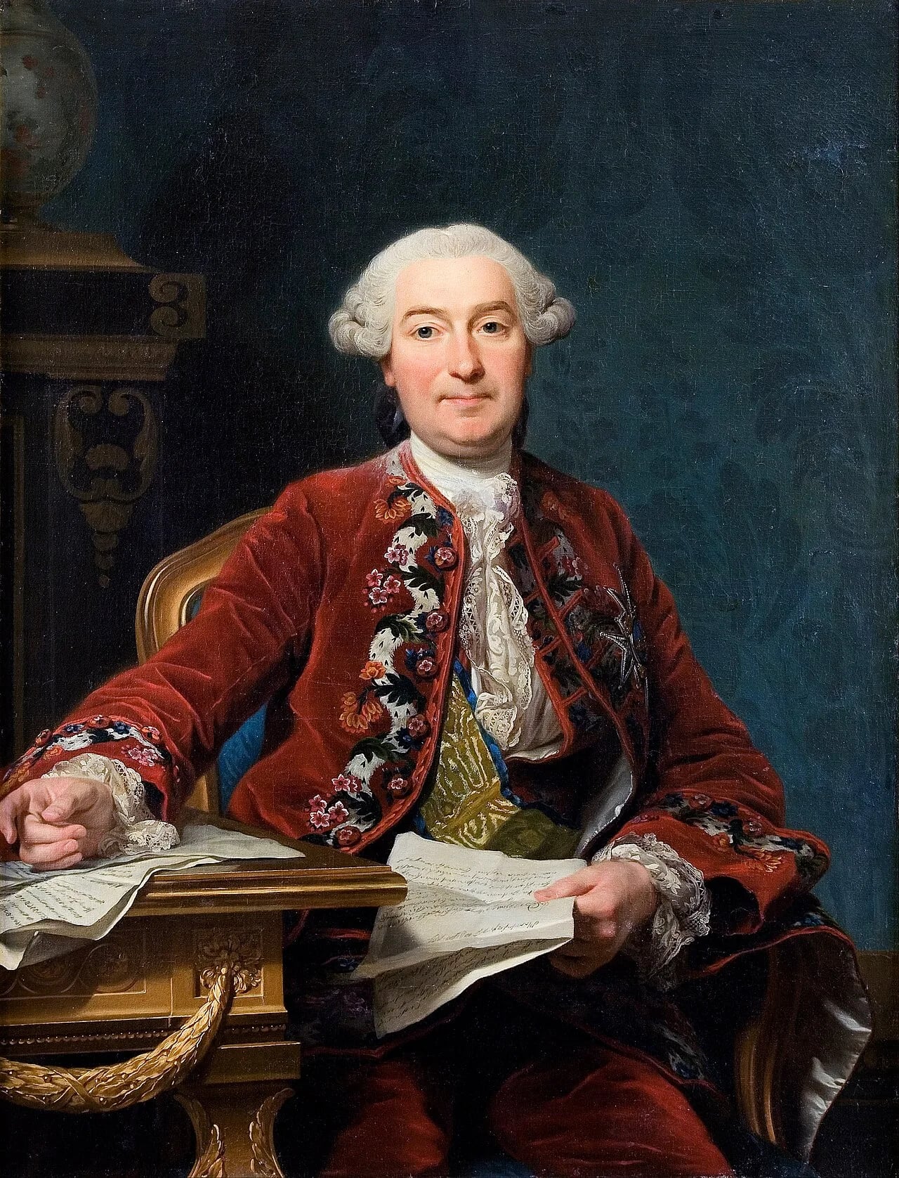 Porträt von Ulrik Scheffer (1716–1799) – Gedenkseite