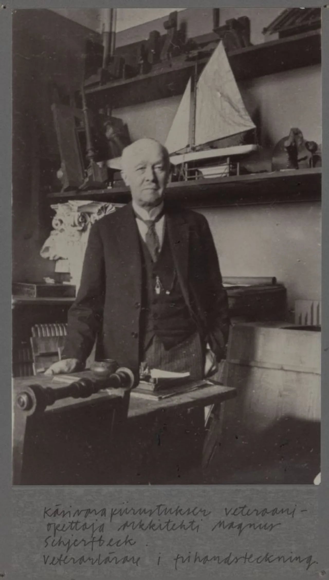 Porträt von Magnus Schjerfbeck (1860–1933) – Gedenkseite