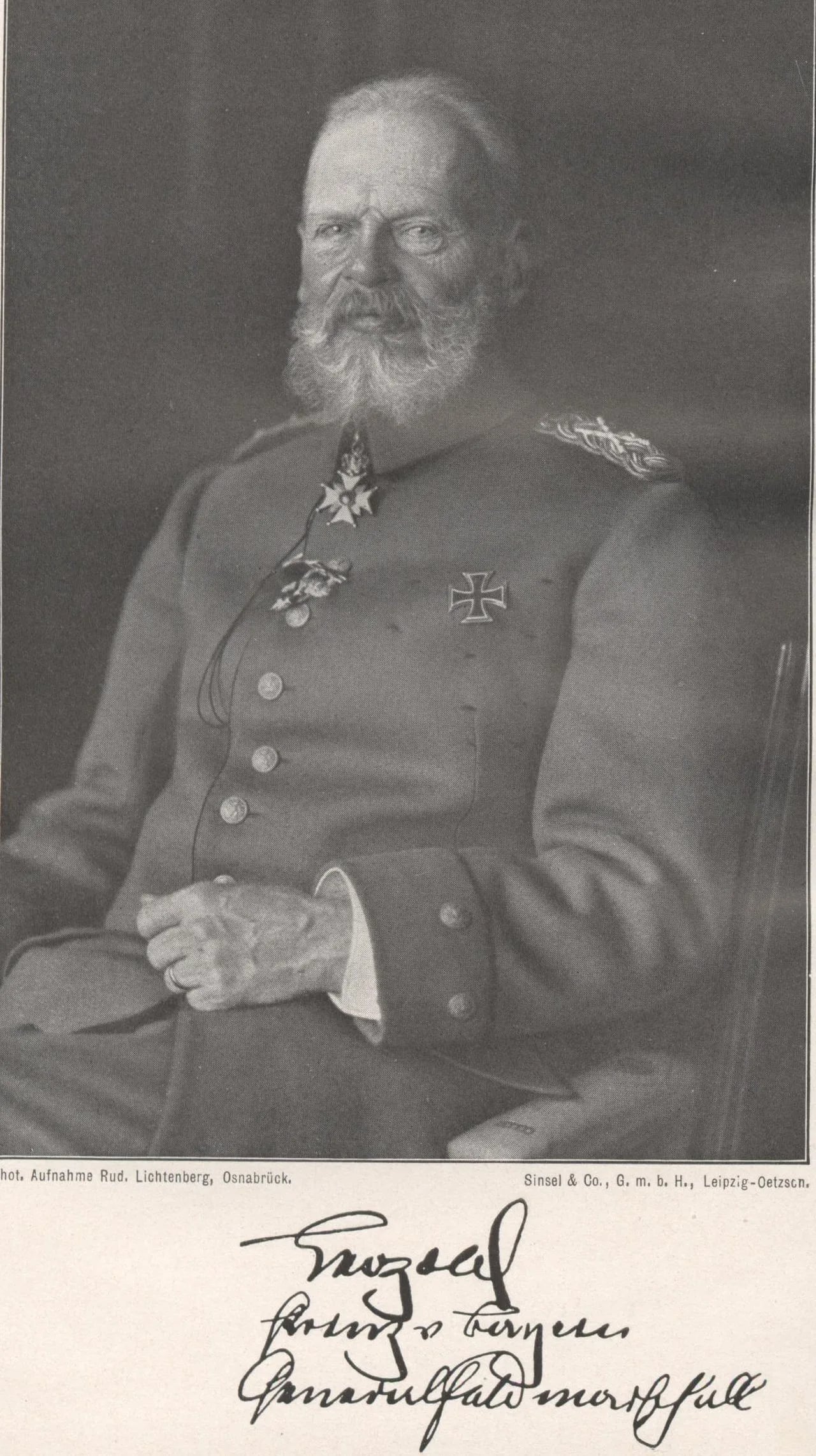 Porträt von Leopold von Bayern (1846–1930) – Gedenkseite