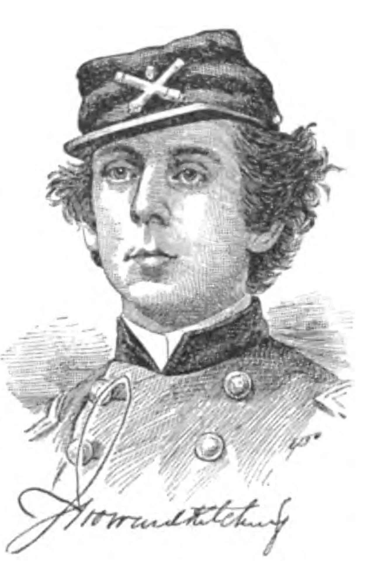 Porträt von J. Howard Kitching (1838–1865) – Gedenkseite