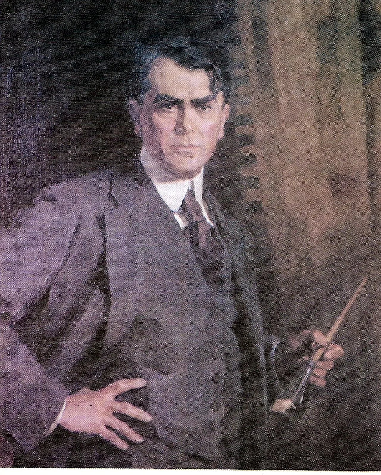 Porträt von Jožef Pehan (1875–1922) – Gedenkseite