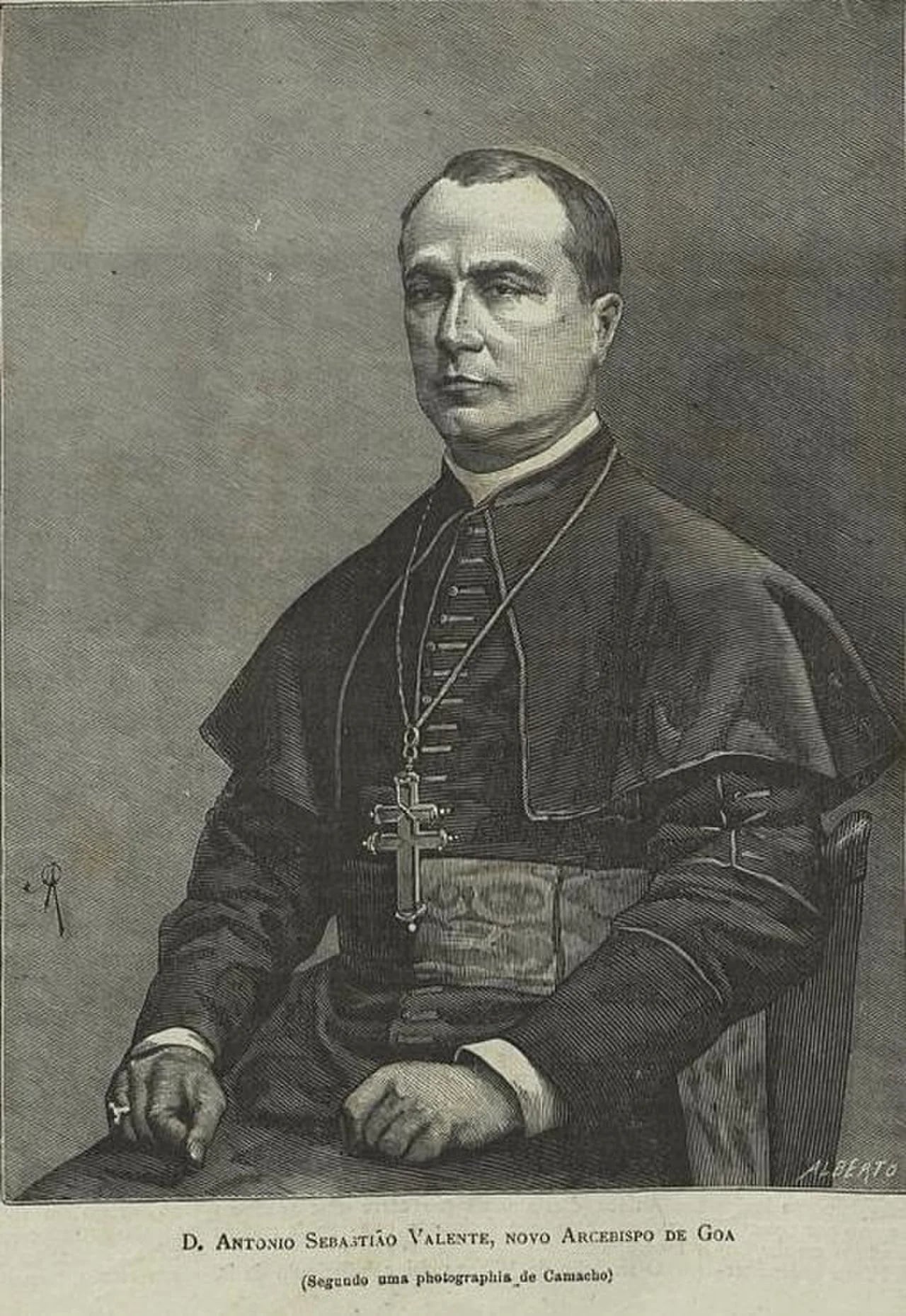 Porträt von António Sebastião Valente (1846–1908) – Gedenkseite