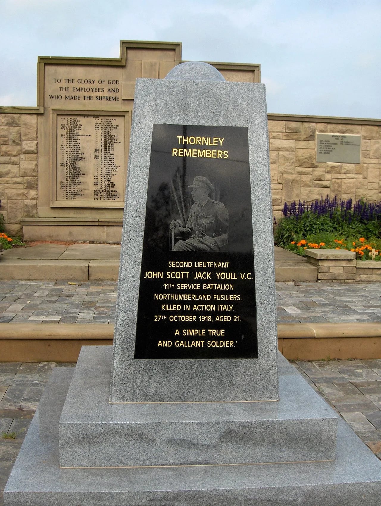 Portrait of Jack Youll (1897–1918) – memorial page