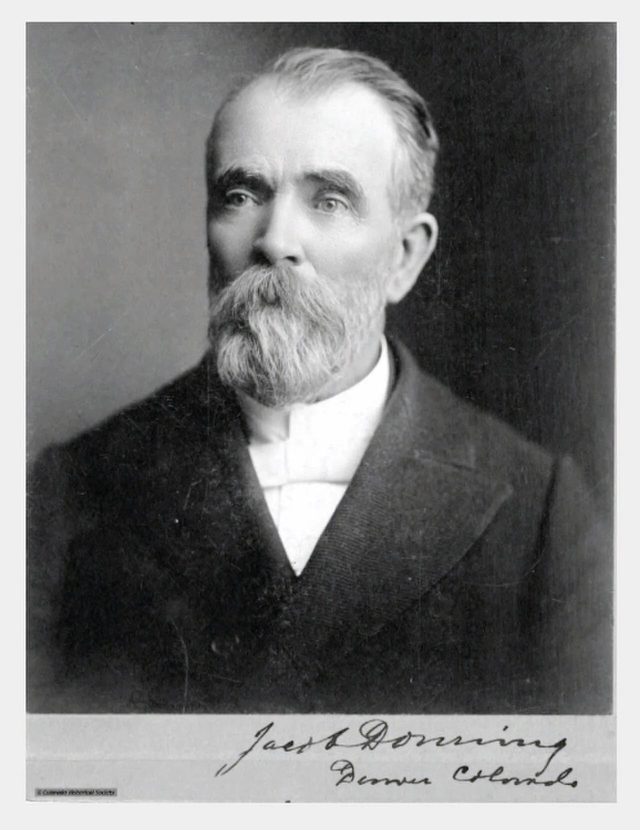 Porträt von Jacob Downing (1830–1907) – Gedenkseite