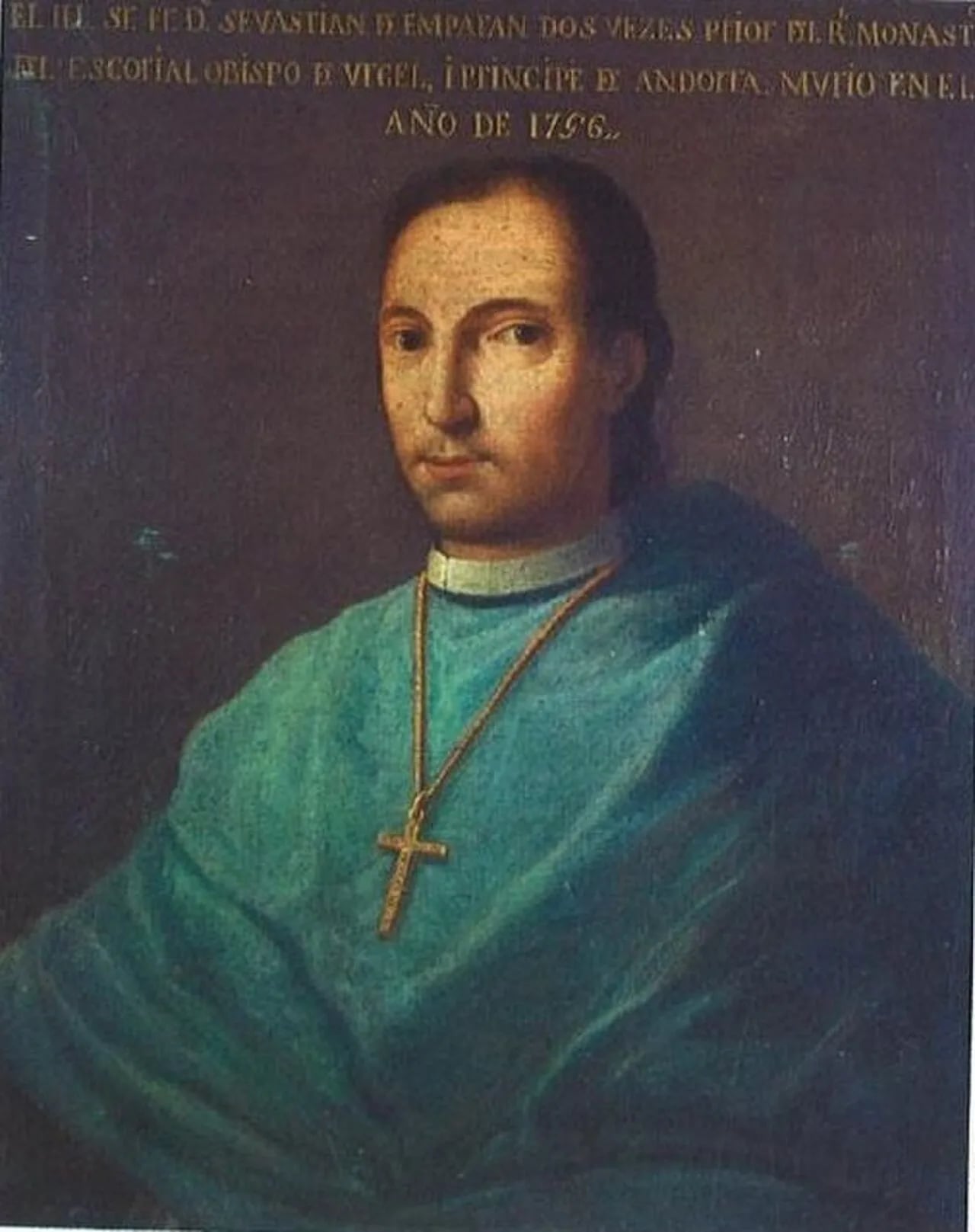 Porträt von Sebastián de Emparan (1683–1756) – Gedenkseite