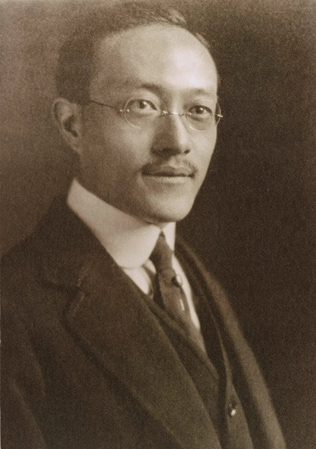 Porträt von Wang Zhengting (1882–1961) – Gedenkseite