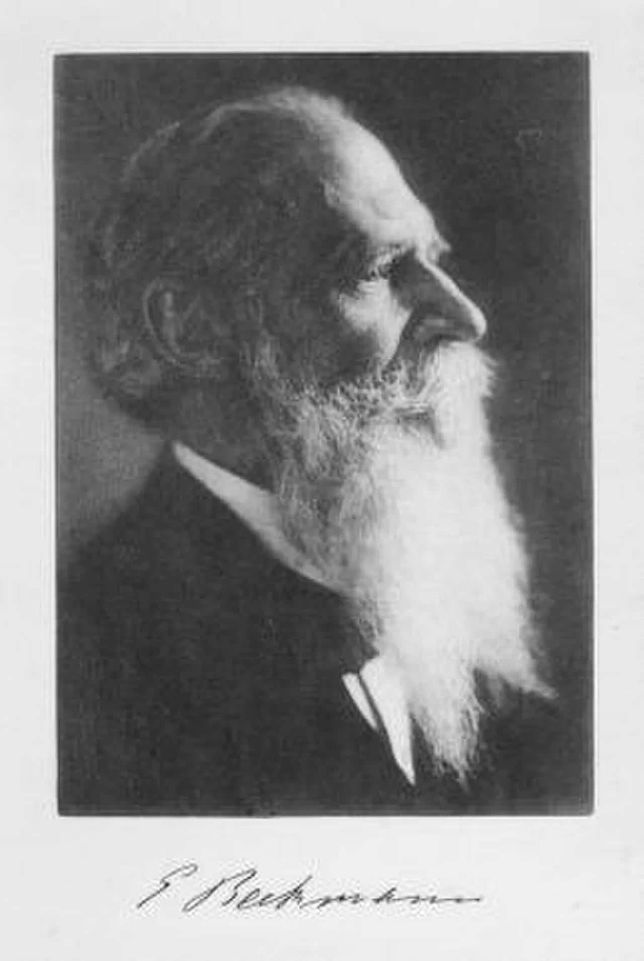 Portrait of Ernst Otto Beckmann (1853–1923) – memorial page