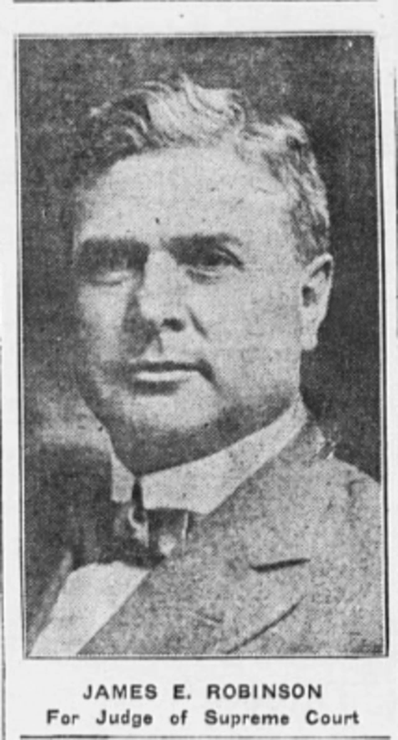 Portrait of James E. Robinson (1868–1932) – memorial page