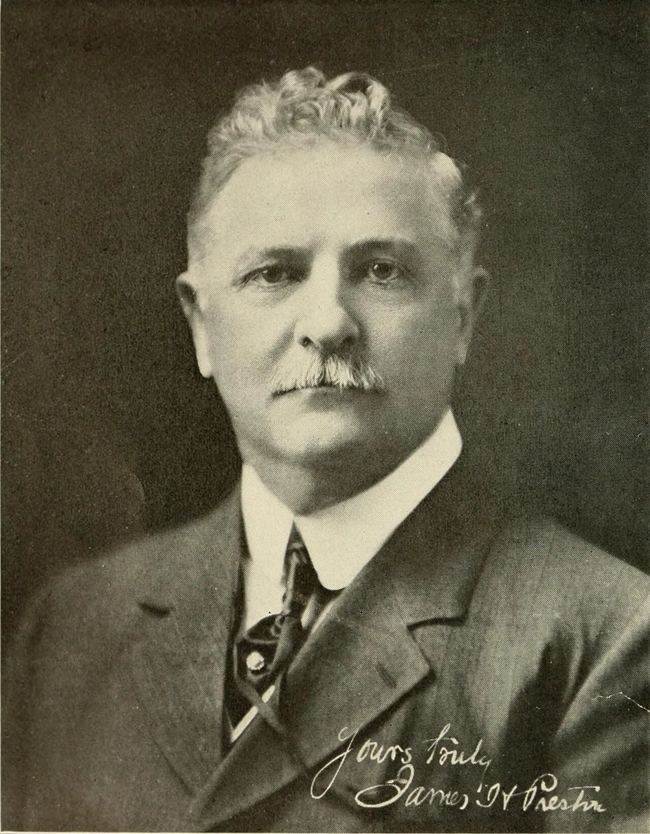 Portrait of James H. Preston (1860–1938) – memorial page