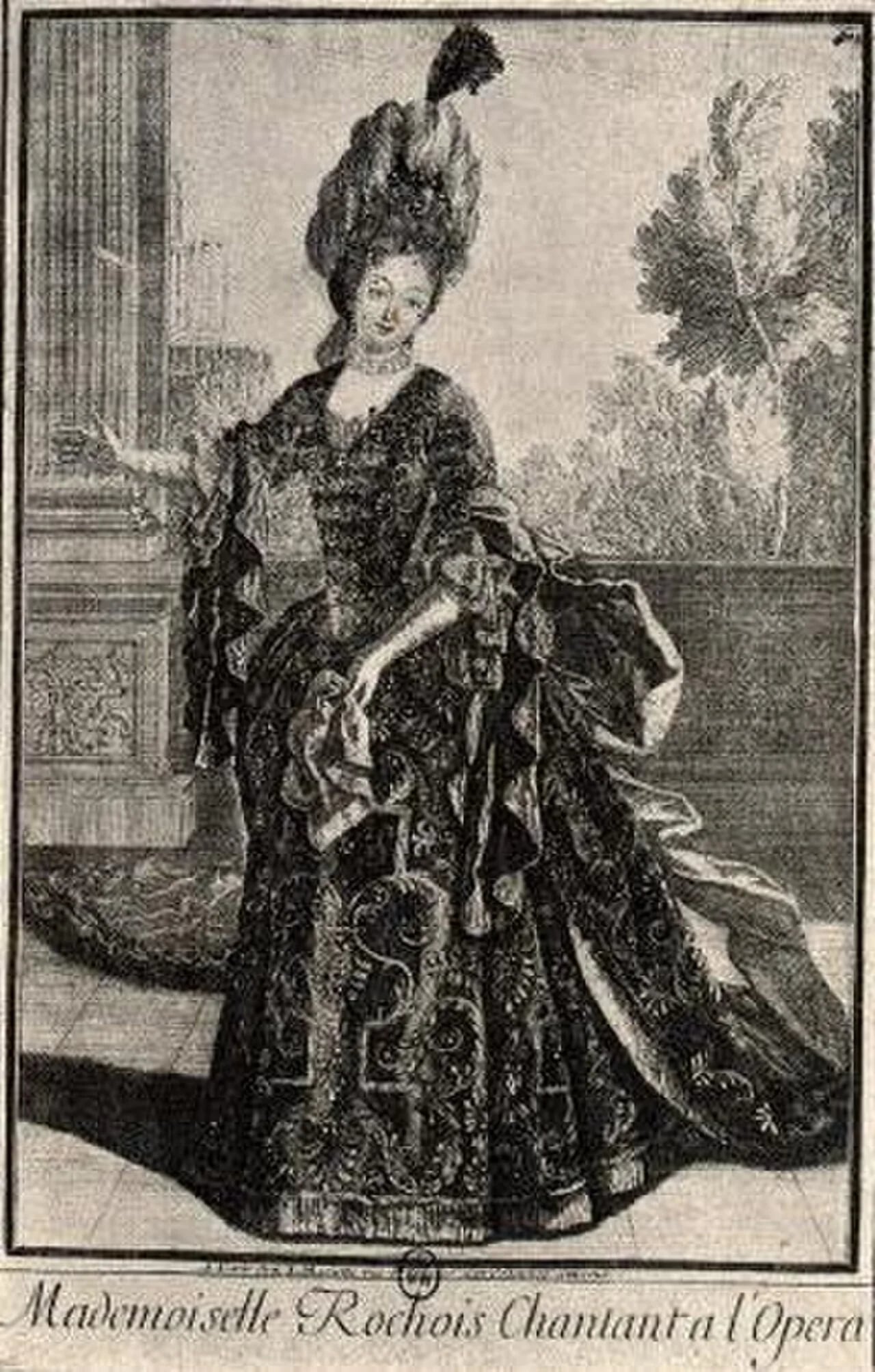 Porträt von Marie Le Rochois (1650–1728) – Gedenkseite