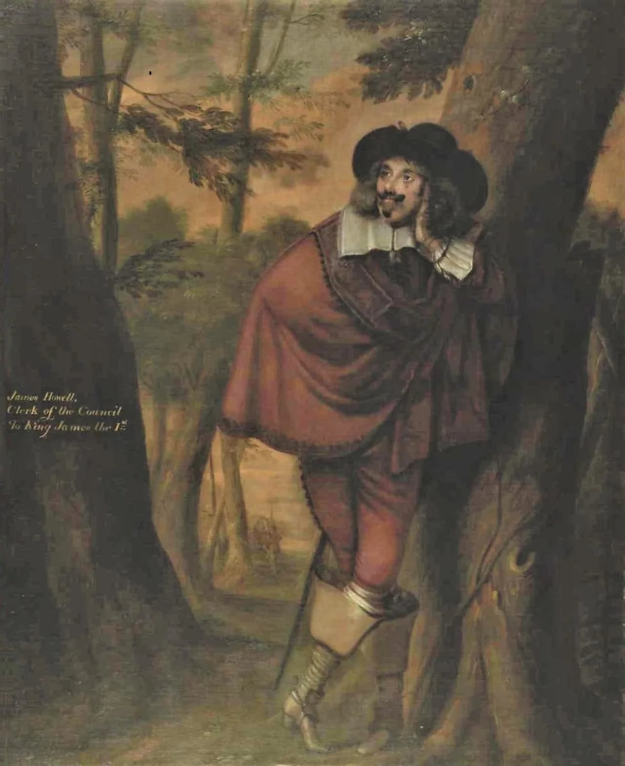 Portrait of James Howell (1594–1666) – memorial page