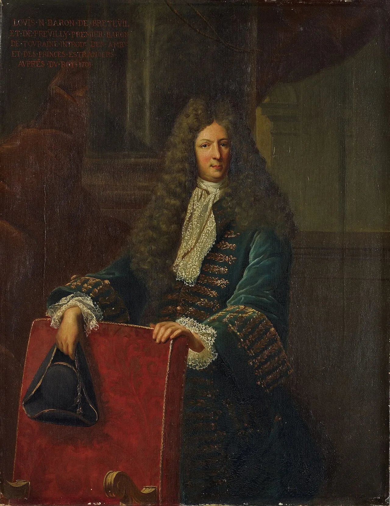 Porträt von Louis Nicolas Le Tonnelier de Breteuil (1648–1728) – Gedenkseite