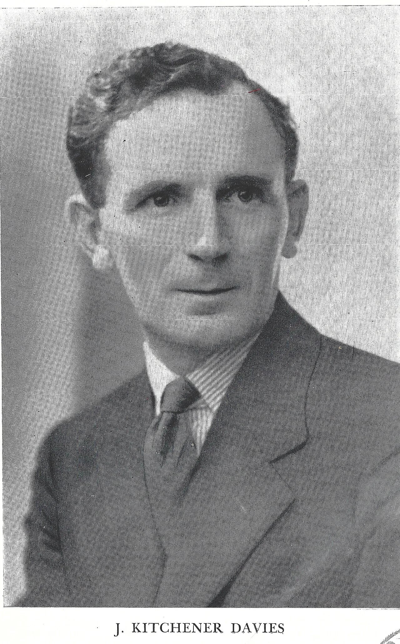 Portrait of James Kitchener Davies (1902–1952) – memorial page