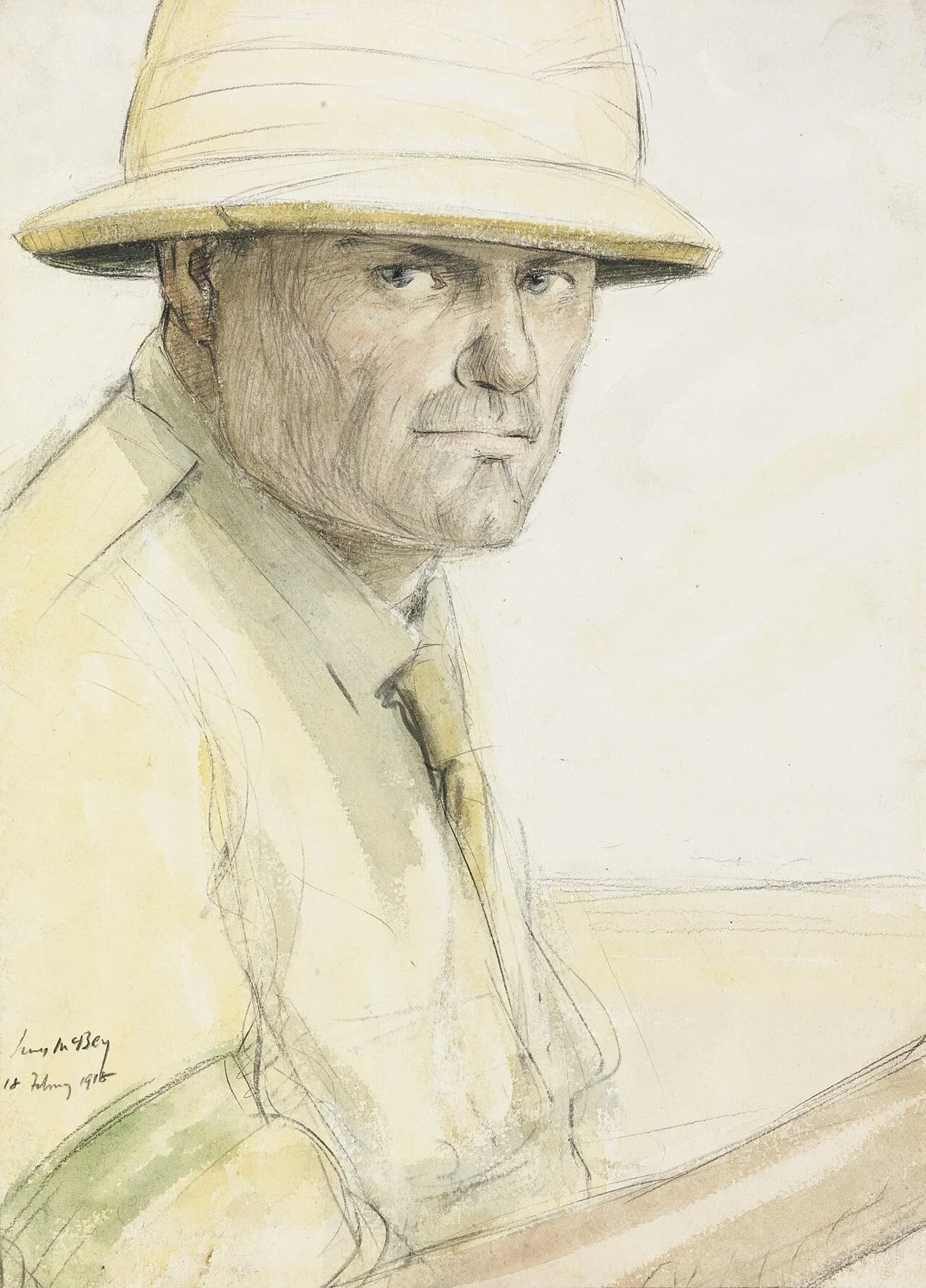 Portrait of James McBey (1883–1959) – memorial page