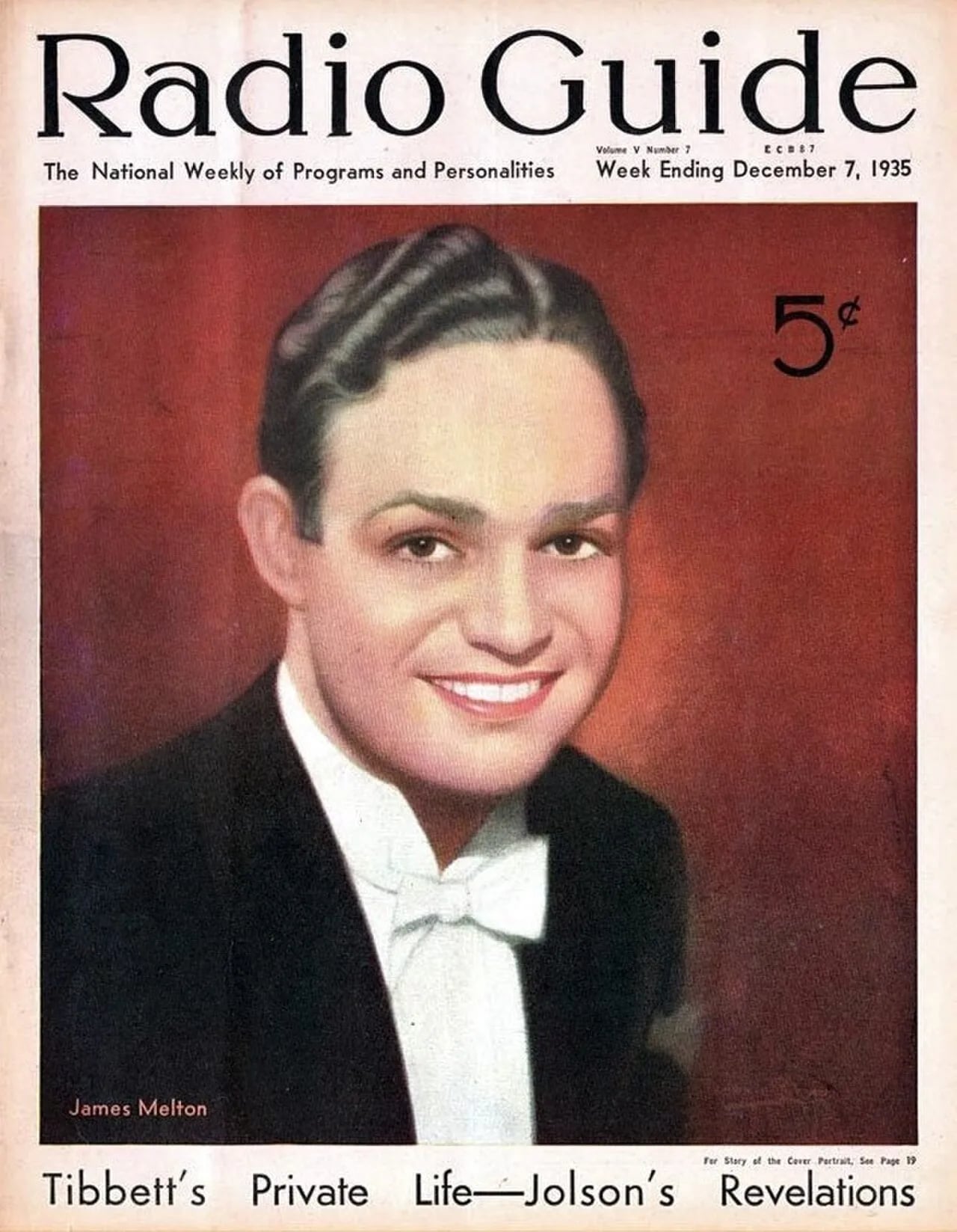Porträt von James Melton (1904–1961) – Gedenkseite