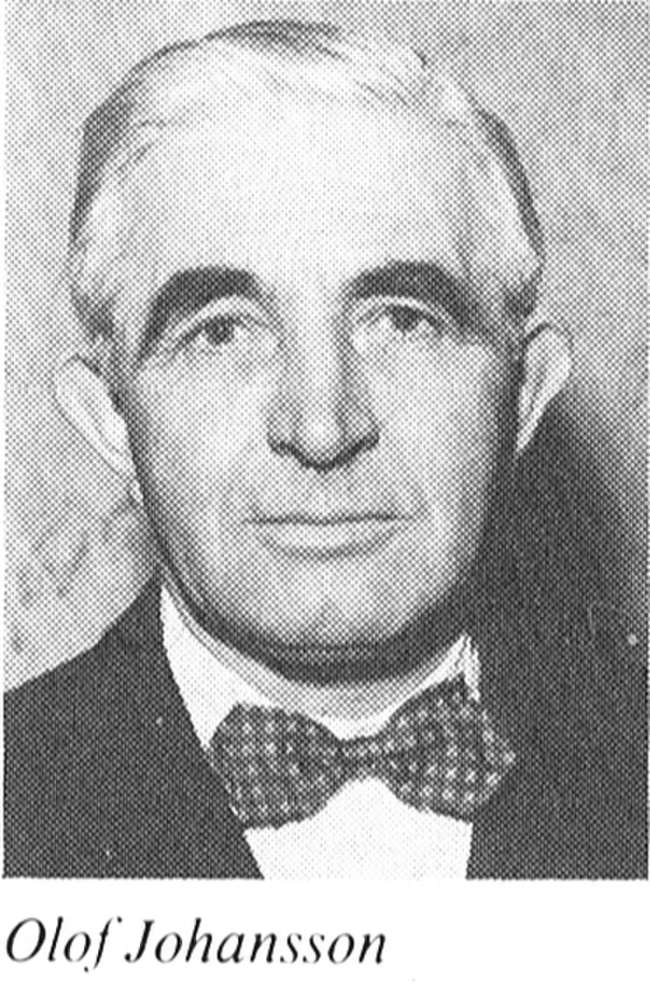 Porträt von Olof Johansson i Öckerö (1897–1971) – Gedenkseite