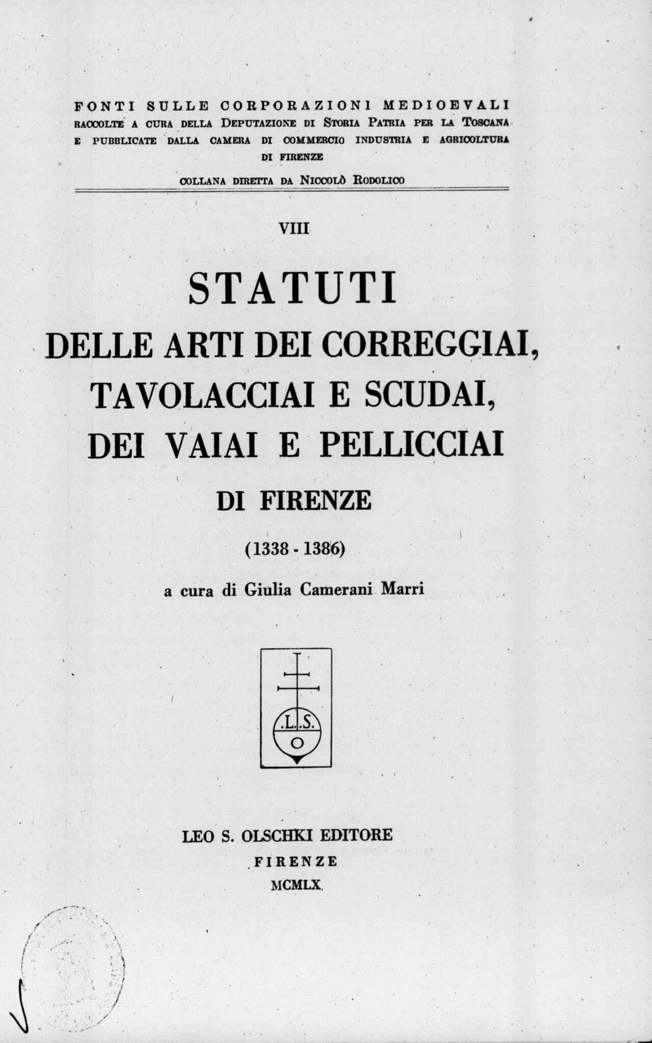 Porträt von Giulia Camerani Marri (1912–2004) – Gedenkseite