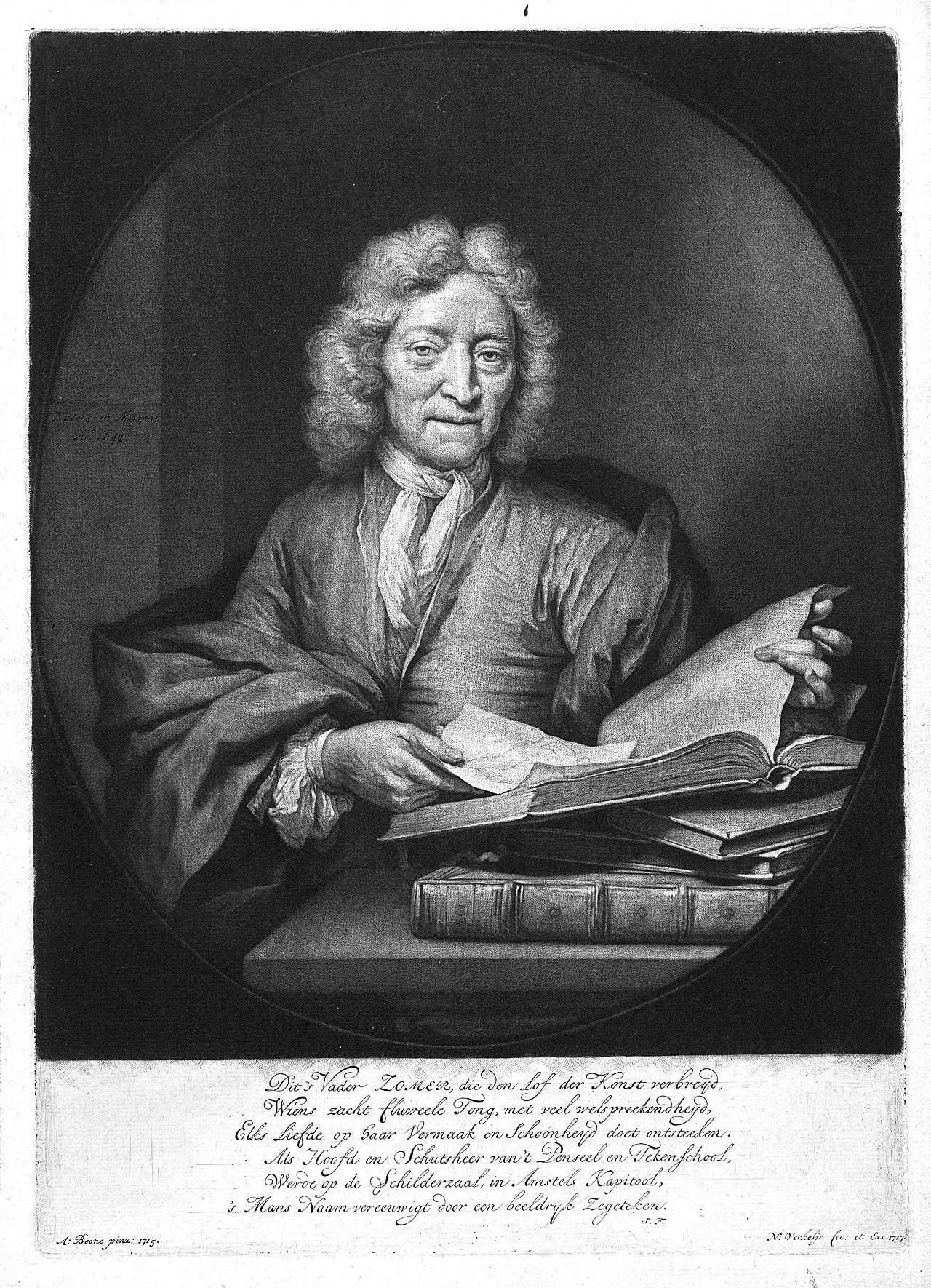 Portrait of Jan Pietersz Zomer (1641–1724) – memorial page