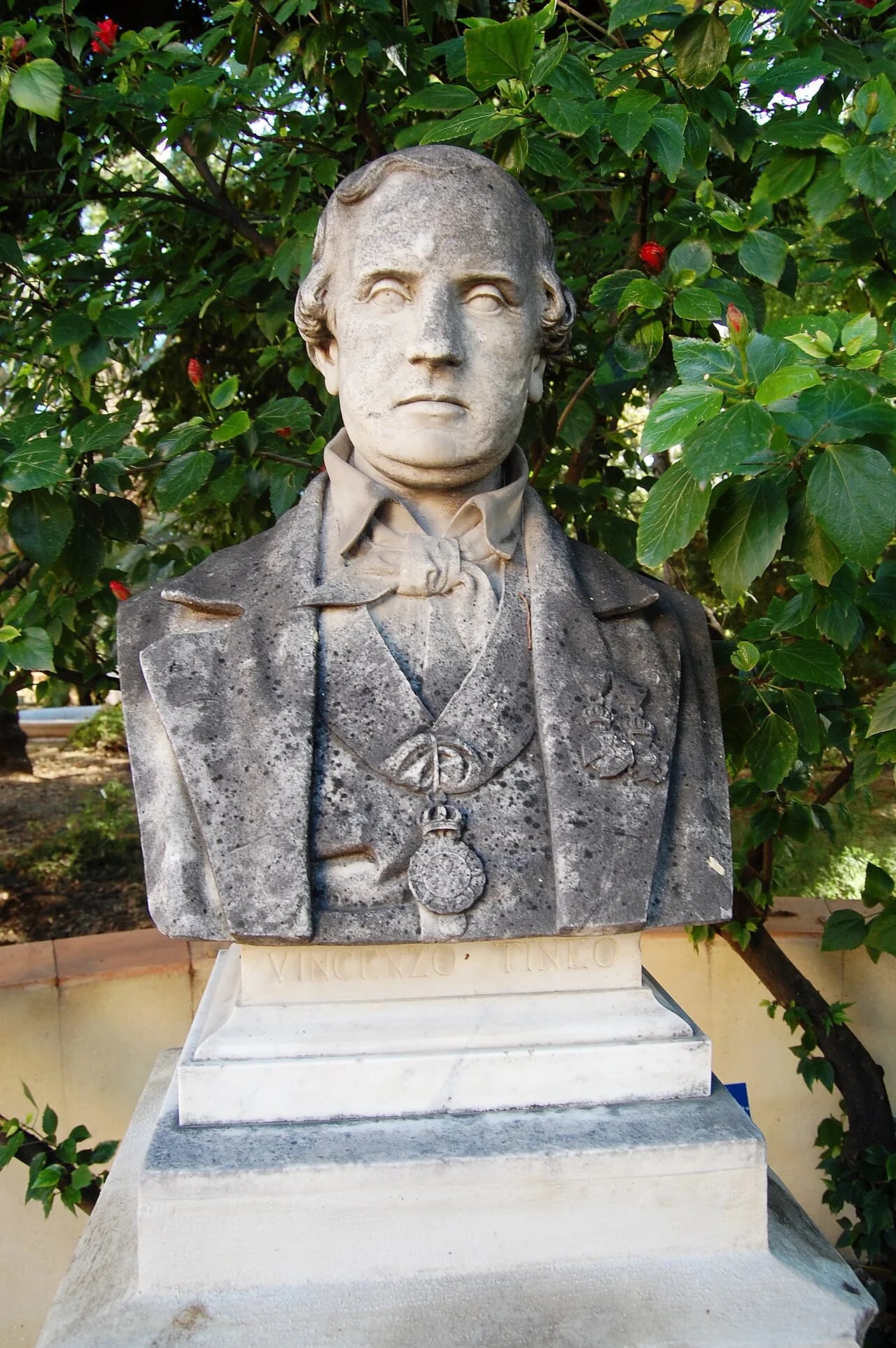 Portrait of Vincenzo Tineo (1791–1856) – memorial page
