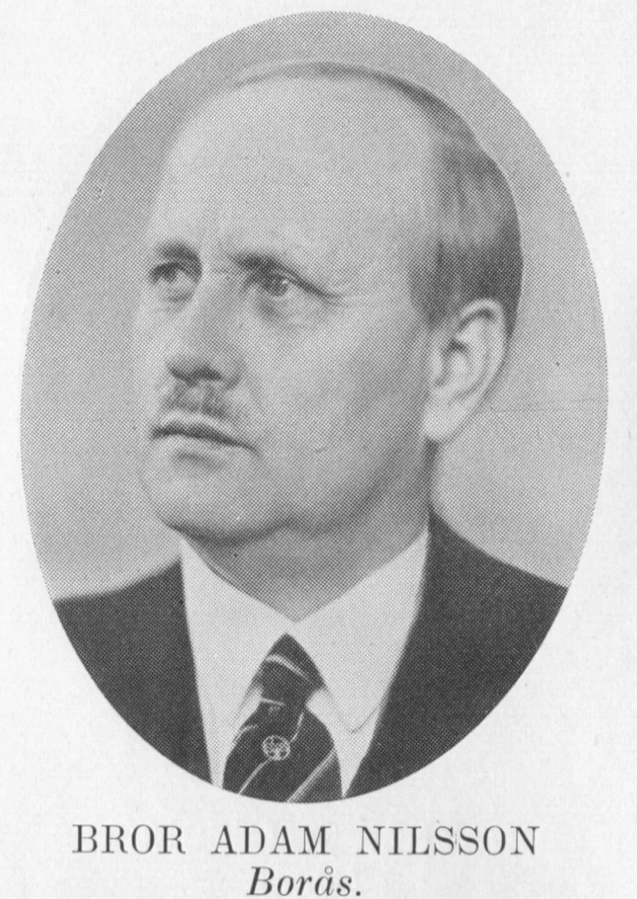 Porträt von Bror Nilsson (1888–1964) – Gedenkseite