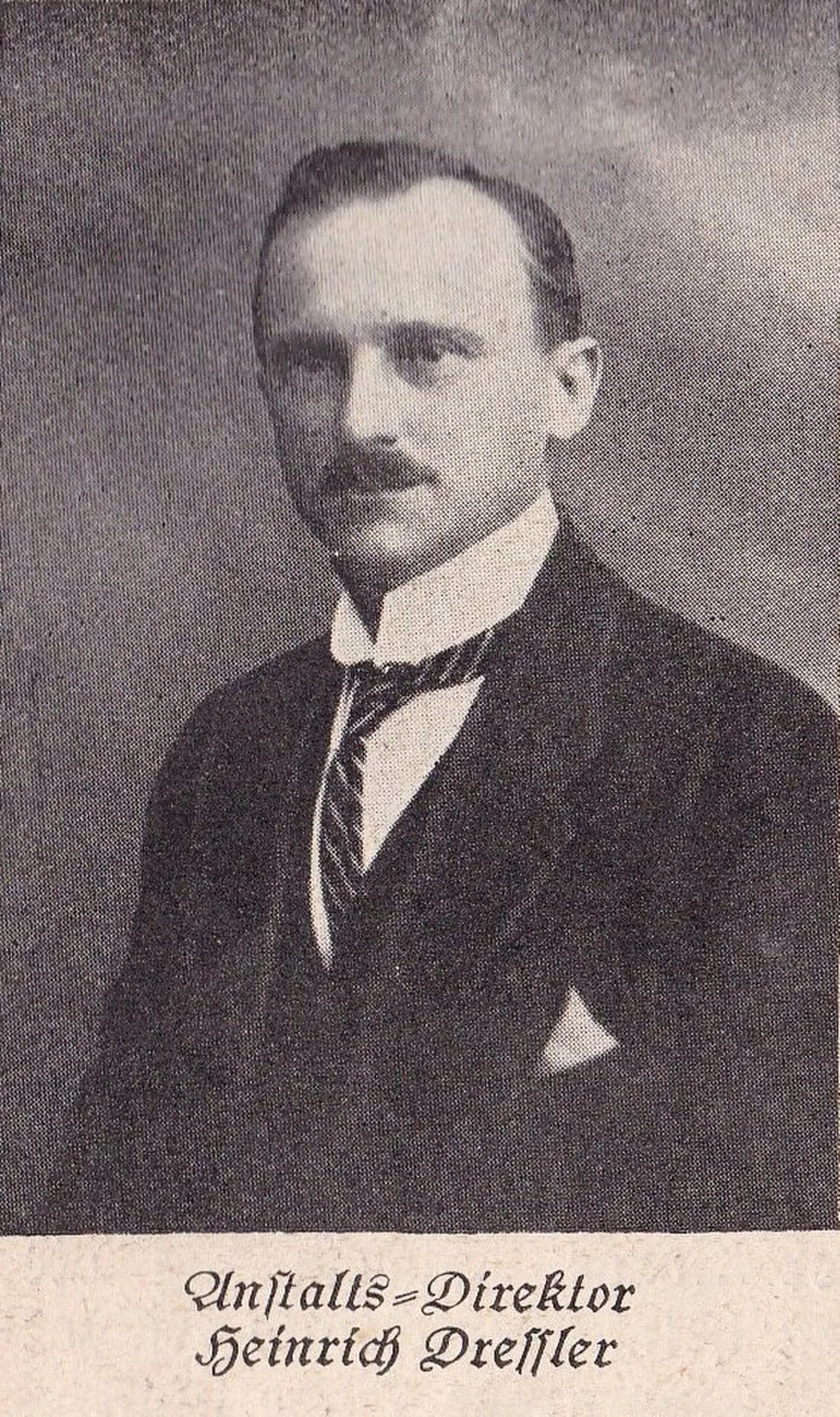 Porträt von Heinrich Dressler (1879–1976) – Gedenkseite