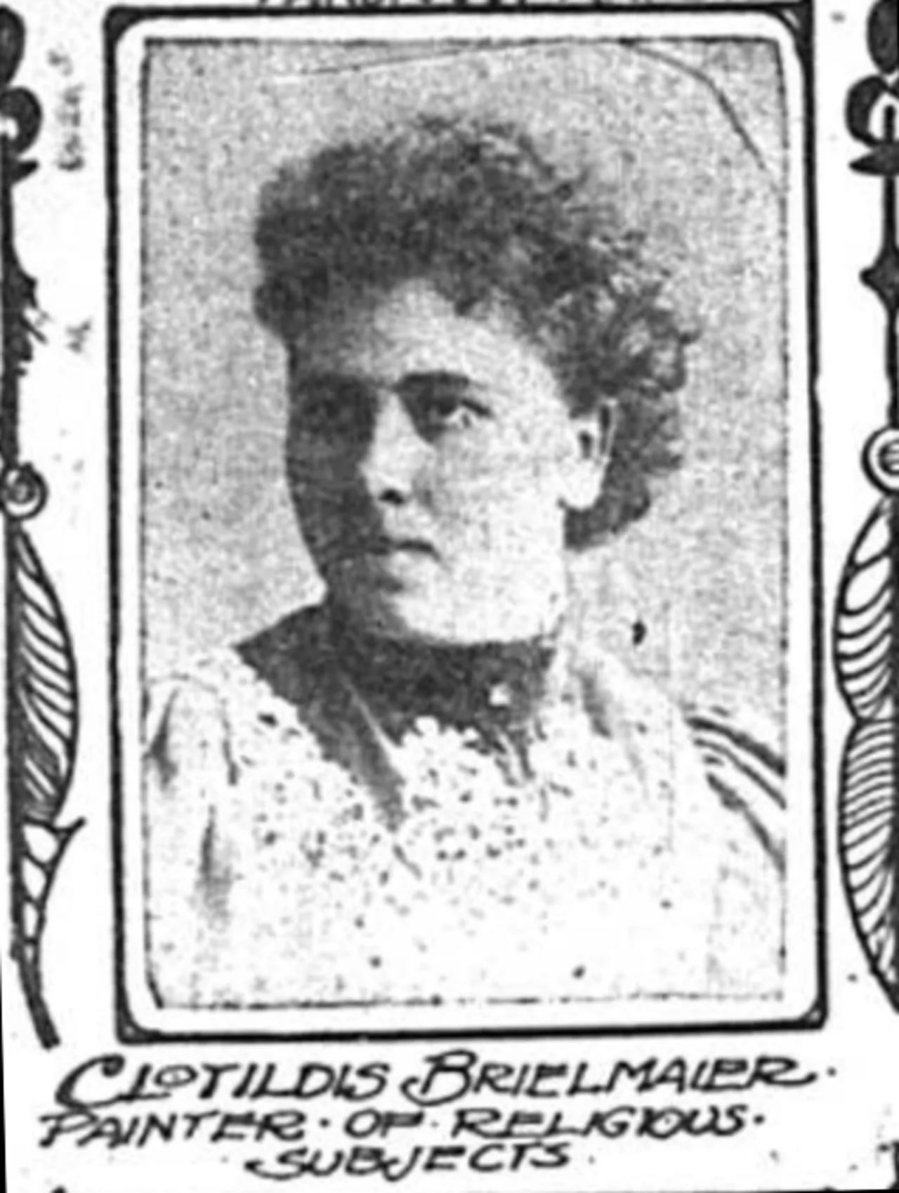 Portrait of Clotilde Elizabeth Brielmaier (1867–1915) – memorial page