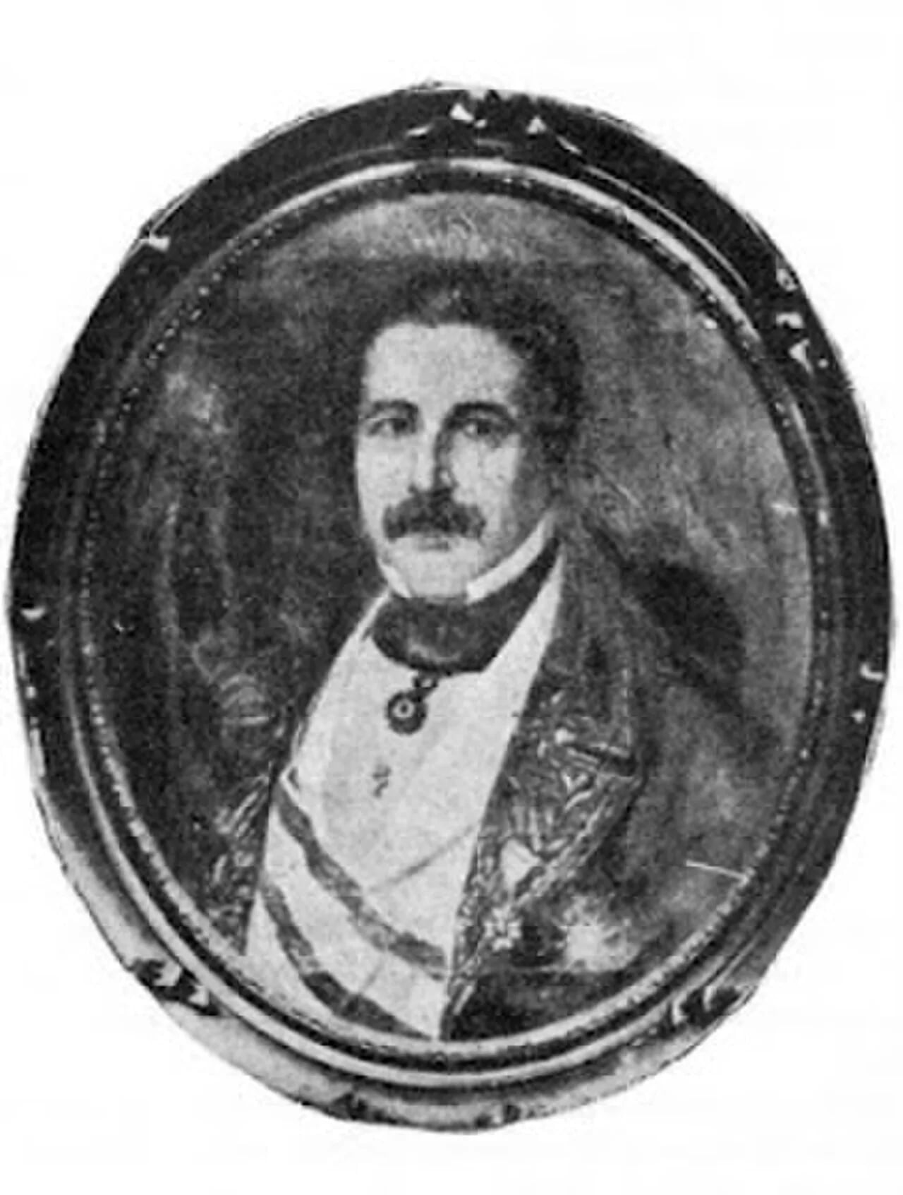 Porträt von Ventura Díaz (1808–1864) – Gedenkseite