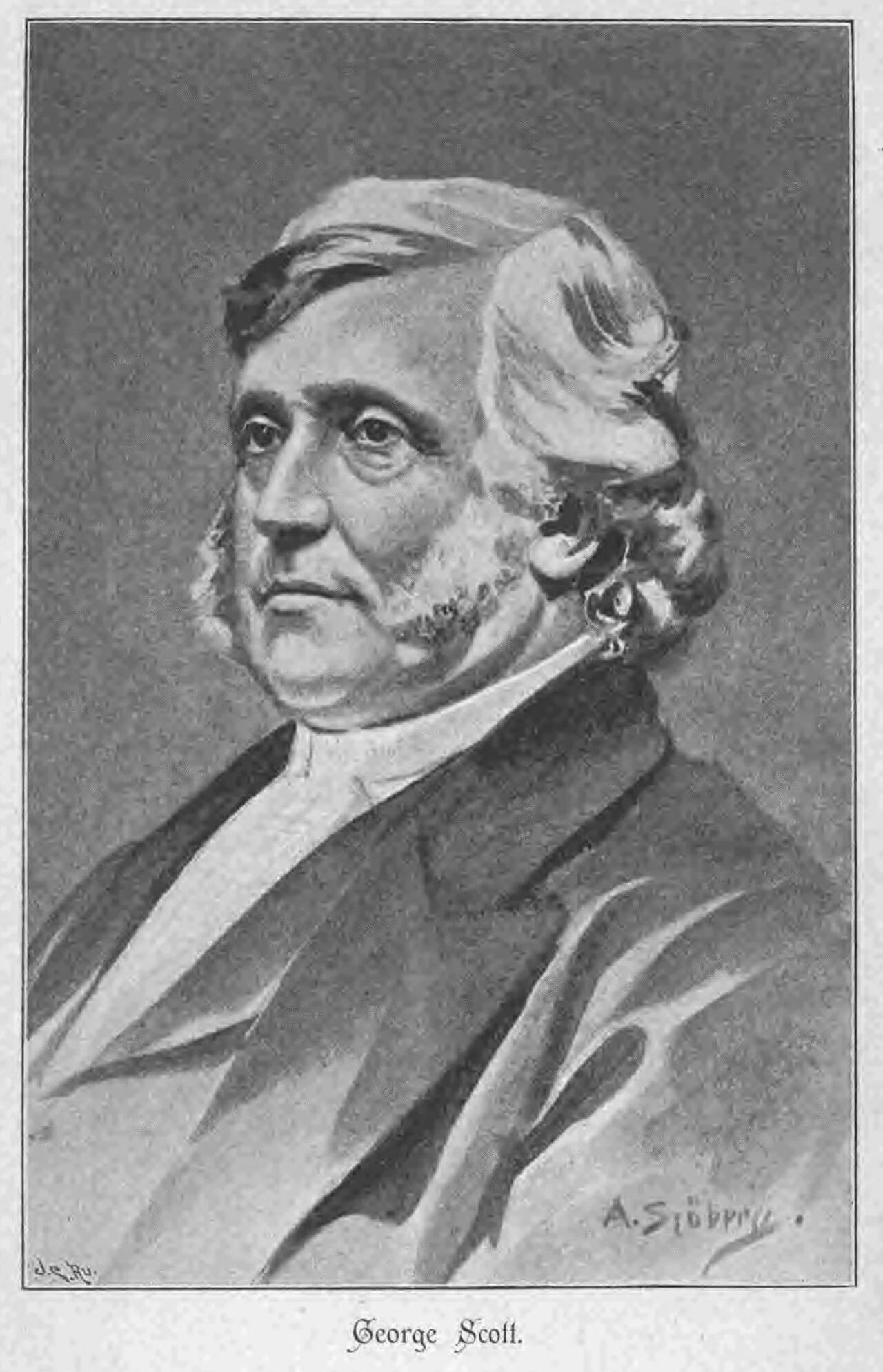 Portrait of George Scott (1804–1874) – memorial page