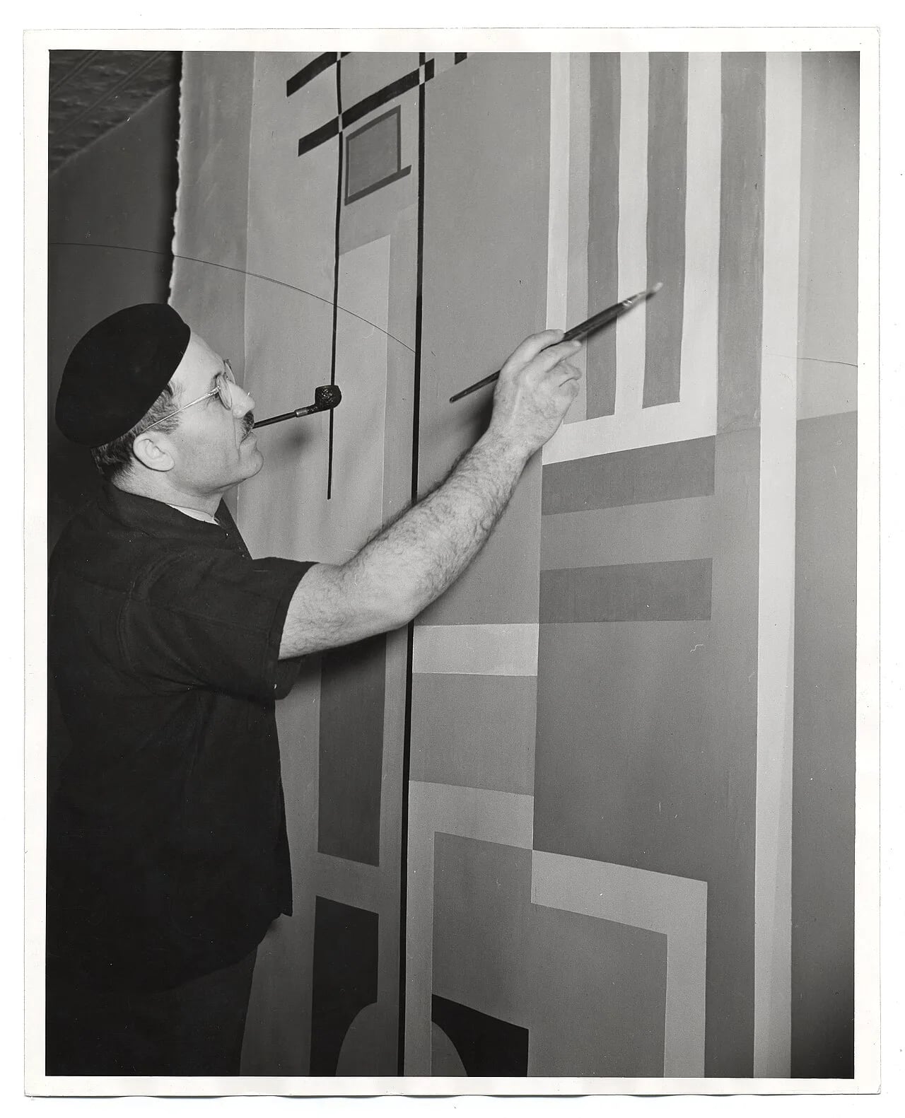 Portrait of Jean Xceron (1890–1967) – memorial page