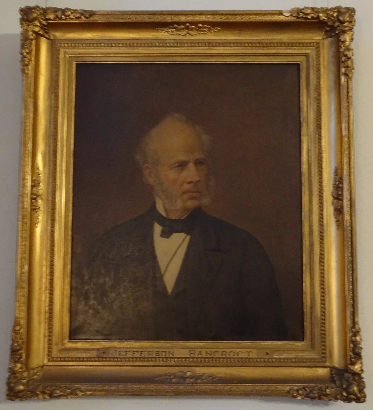 Portrait of Jefferson Bancroft (1803–1890) – memorial page